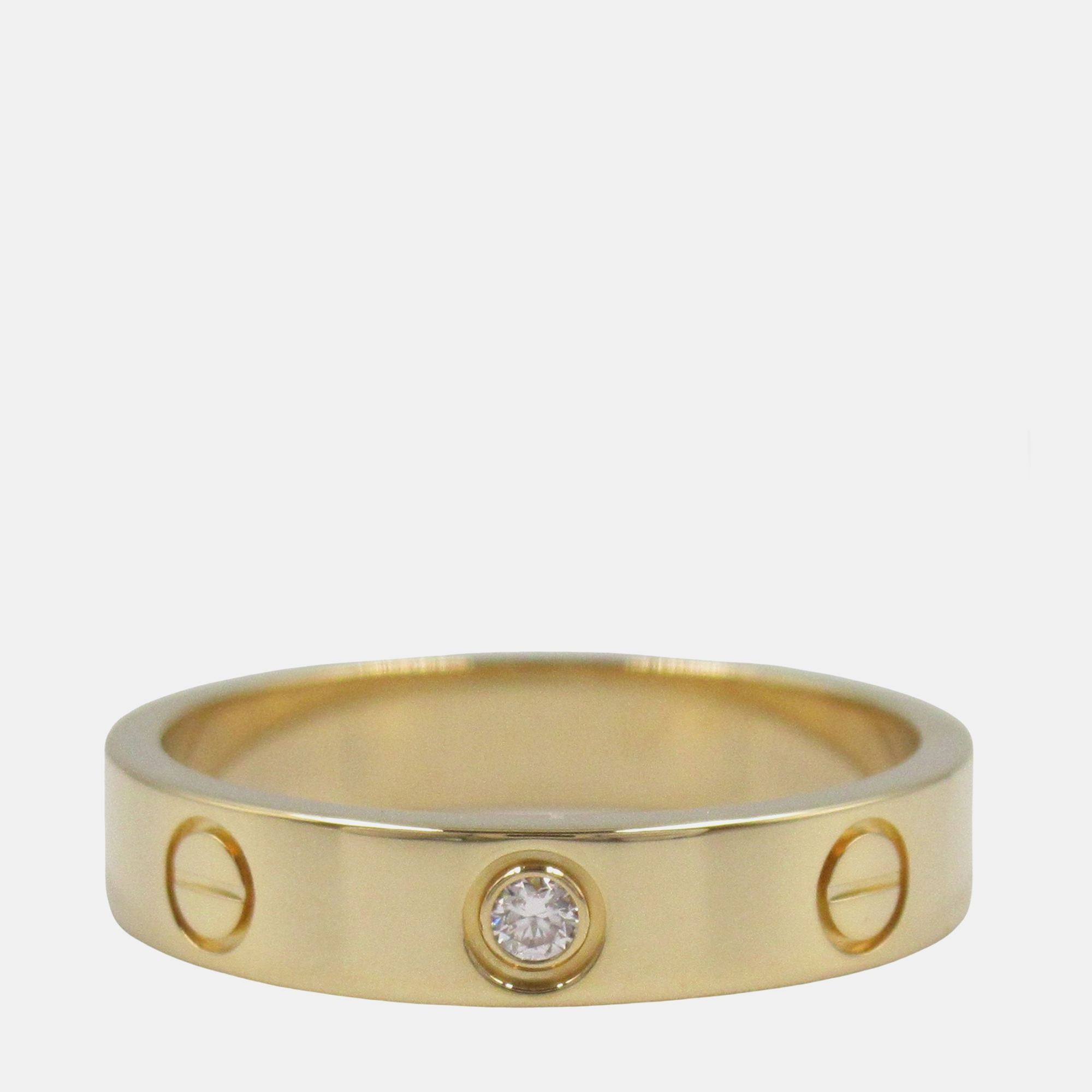 

Cartier Love 18K Yellow Gold Band Ring EU