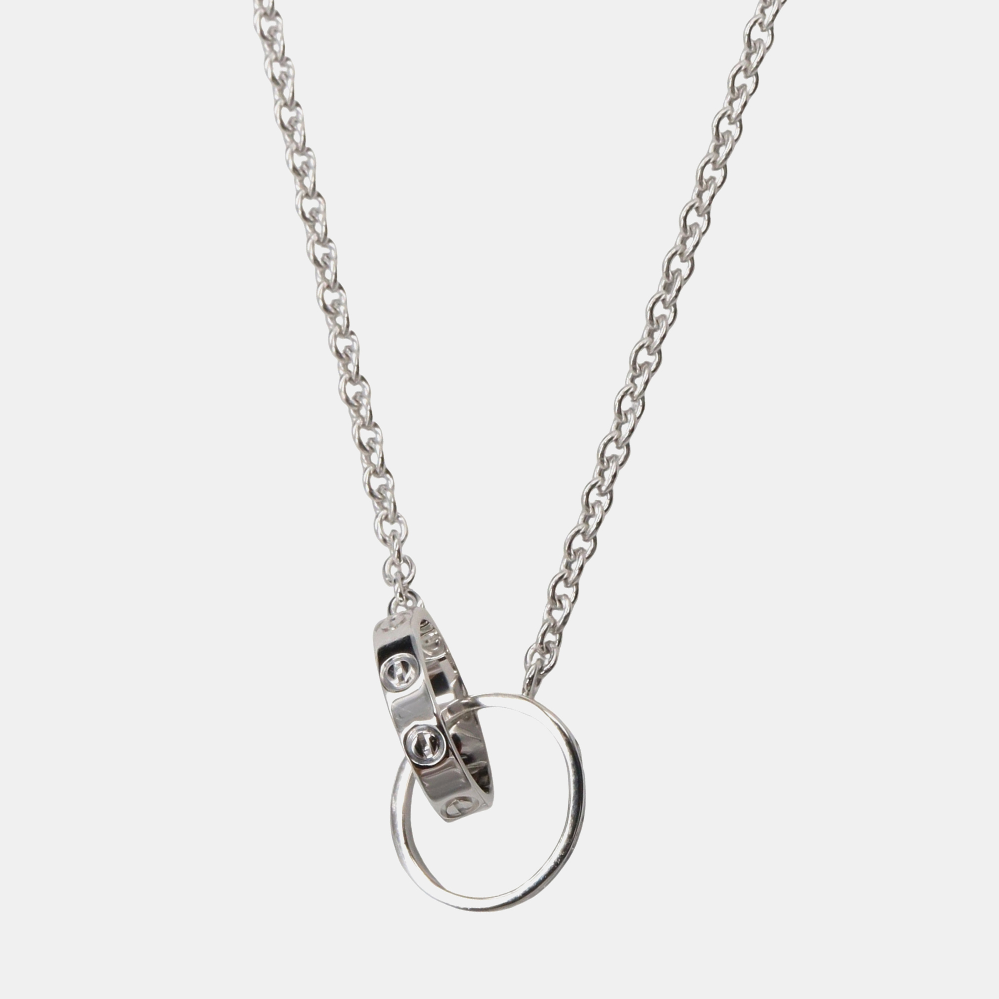 

Cartier Love 18K White Gold Pendant Necklace