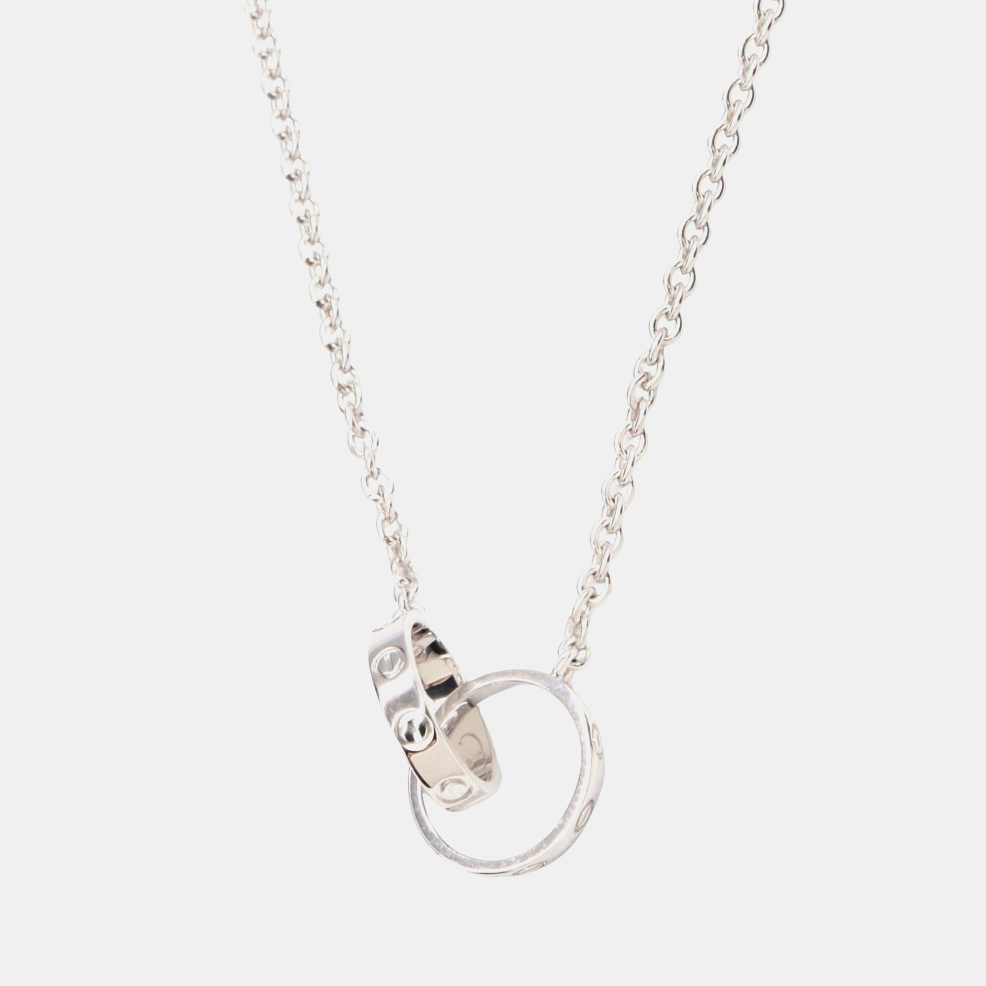 

Cartier Love 18K White Gold Pendant Necklace