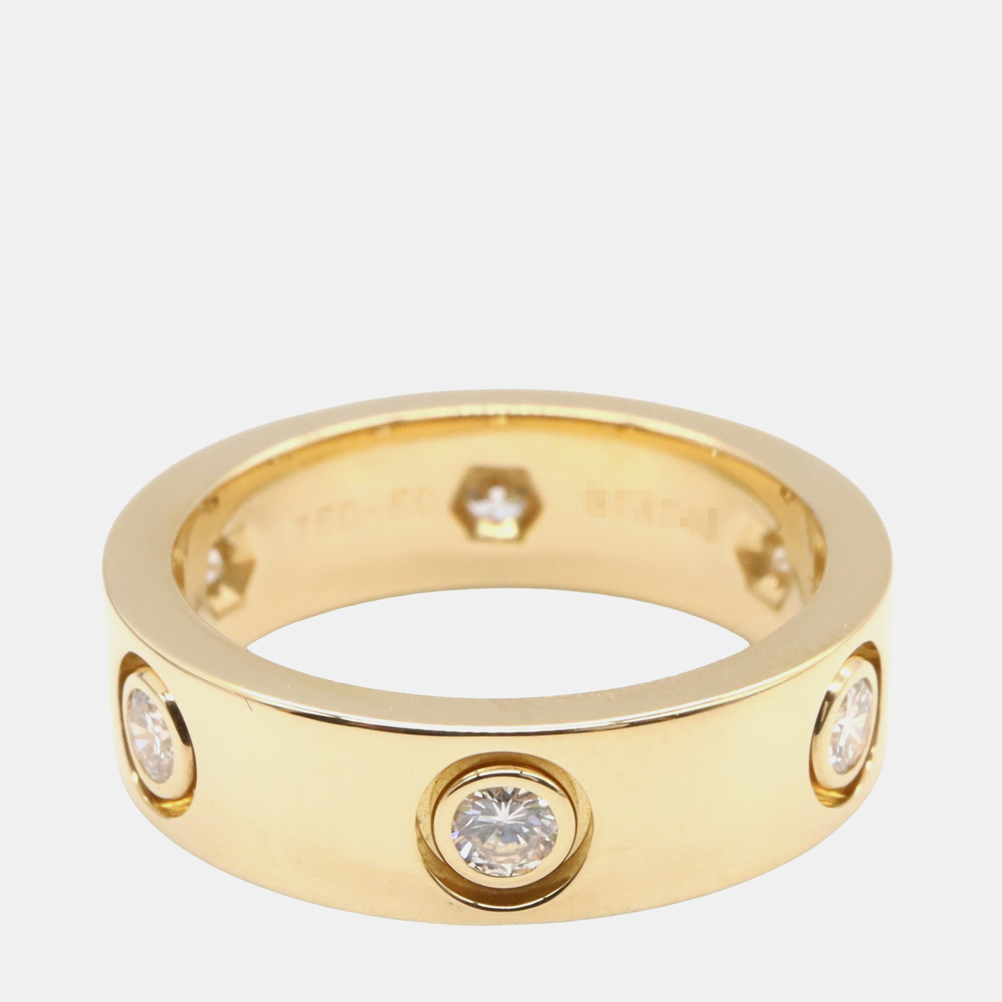 

Cartier Love 18K Yellow Gold and Diamond Band Ring EU