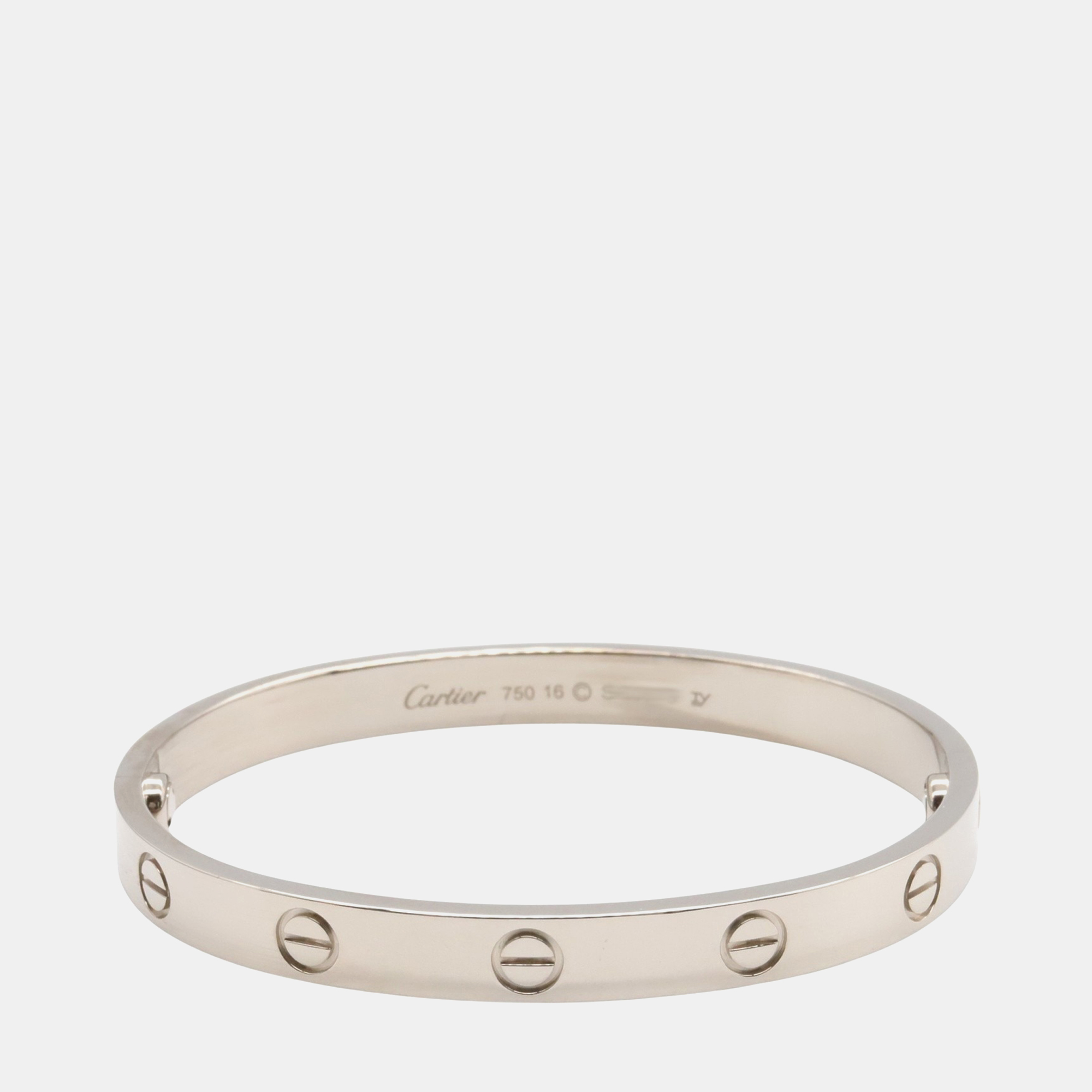 

Cartier Love 18K White Gold Bracelet