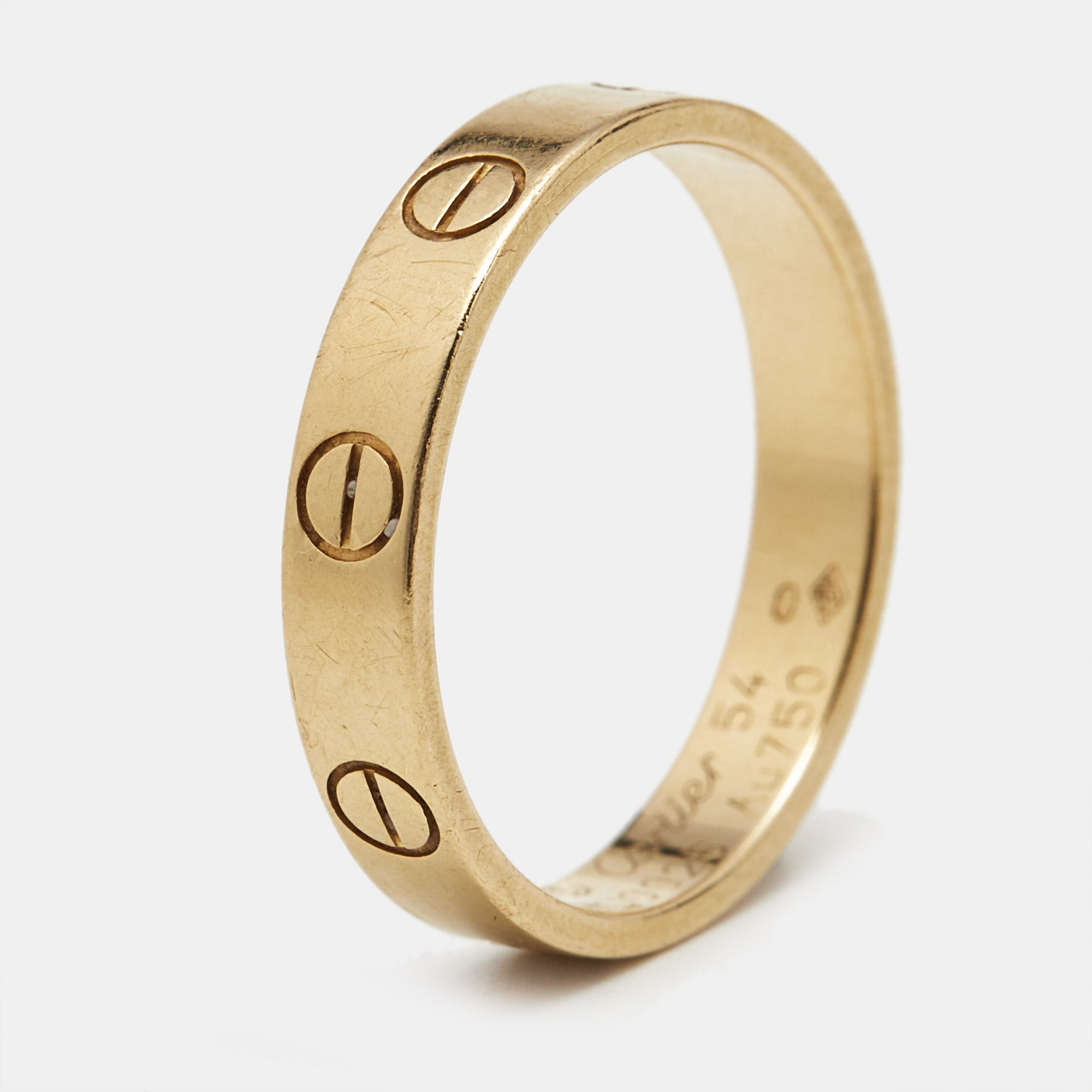 

Cartier Love 18k Yellow Gold Small Model Ring Size