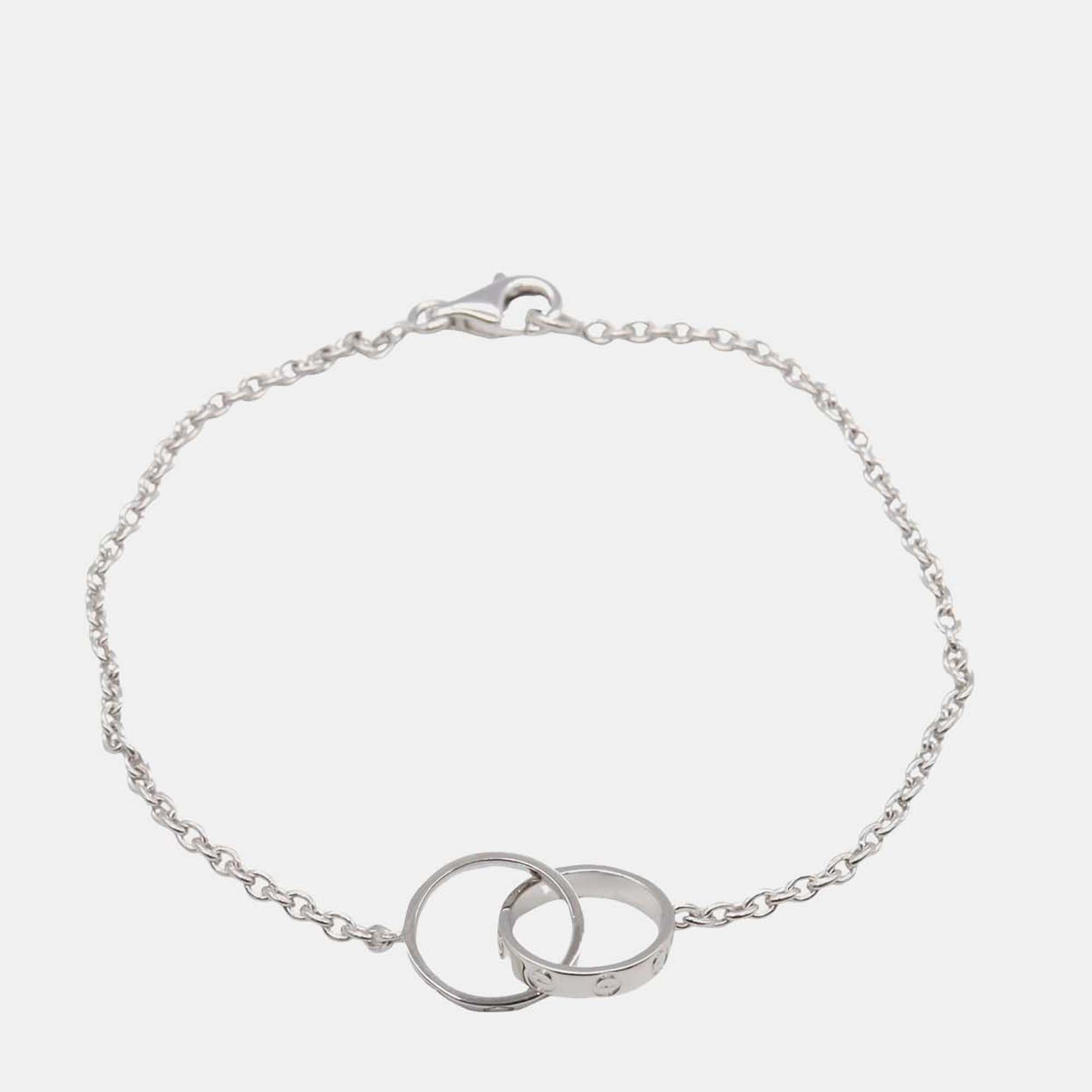 

Cartier 18K White Gold Baby Love Bracelet