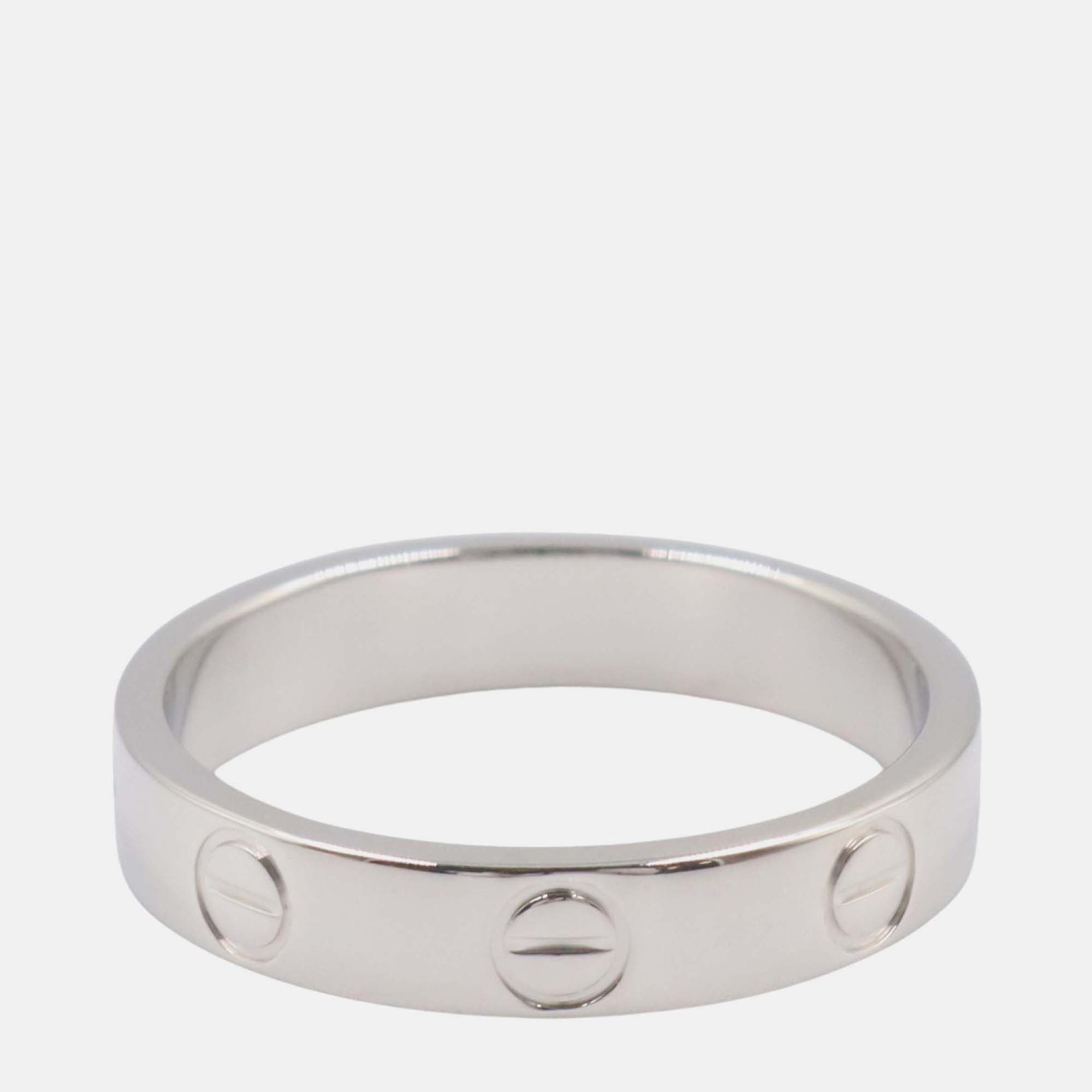 

Cartier 18K White Gold Small Love Ring EU