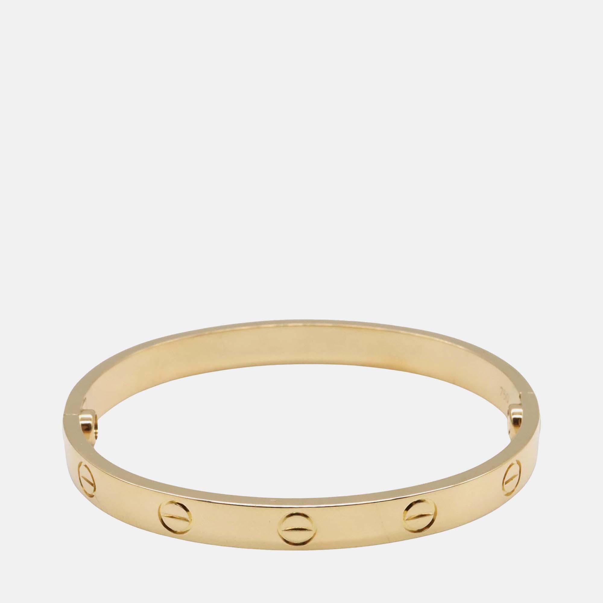 

Cartier 18K Yellow Gold Classic Love Bracelet