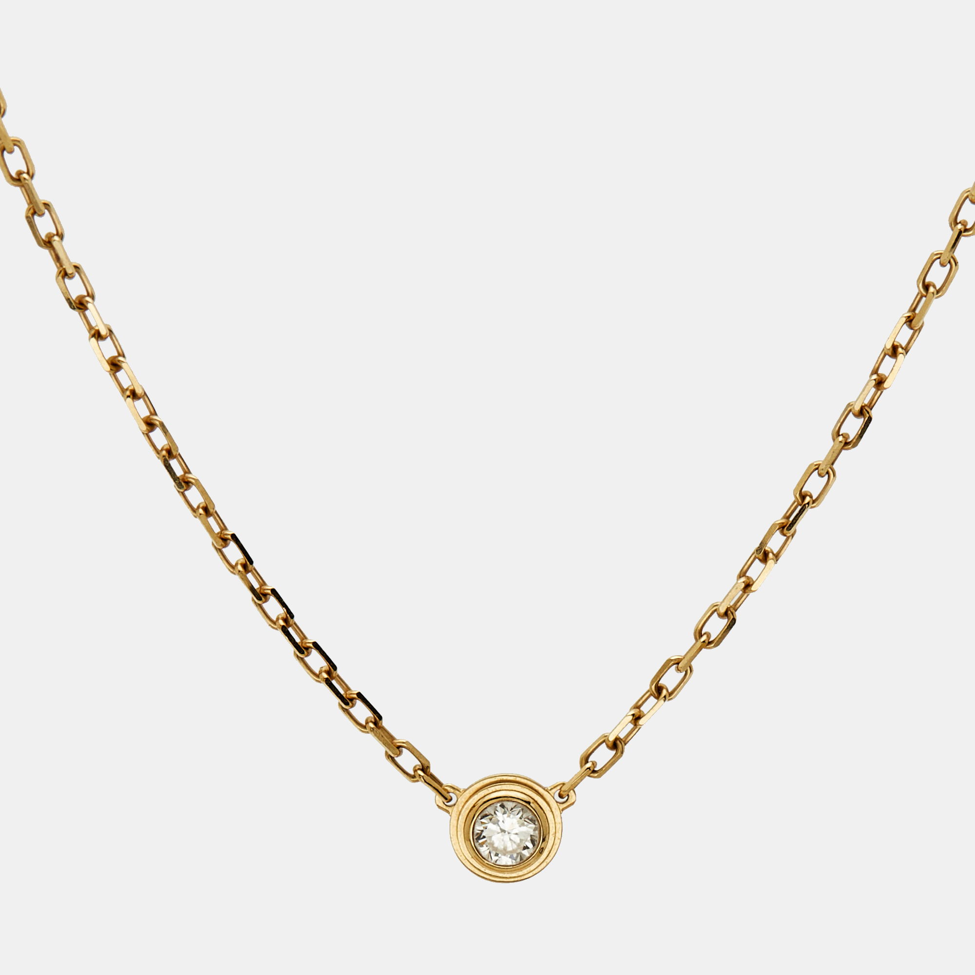 

Cartier d'Amour Diamond 18k Yellow Gold Small Model Necklace