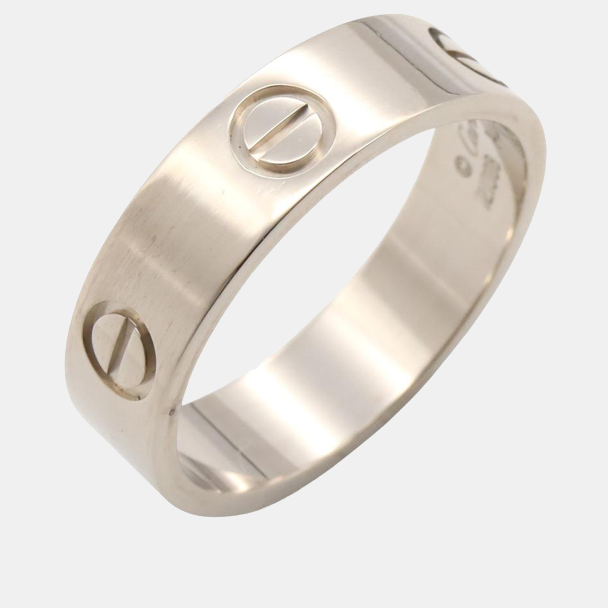 

Cartier Love 18K White Gold Band Ring EU