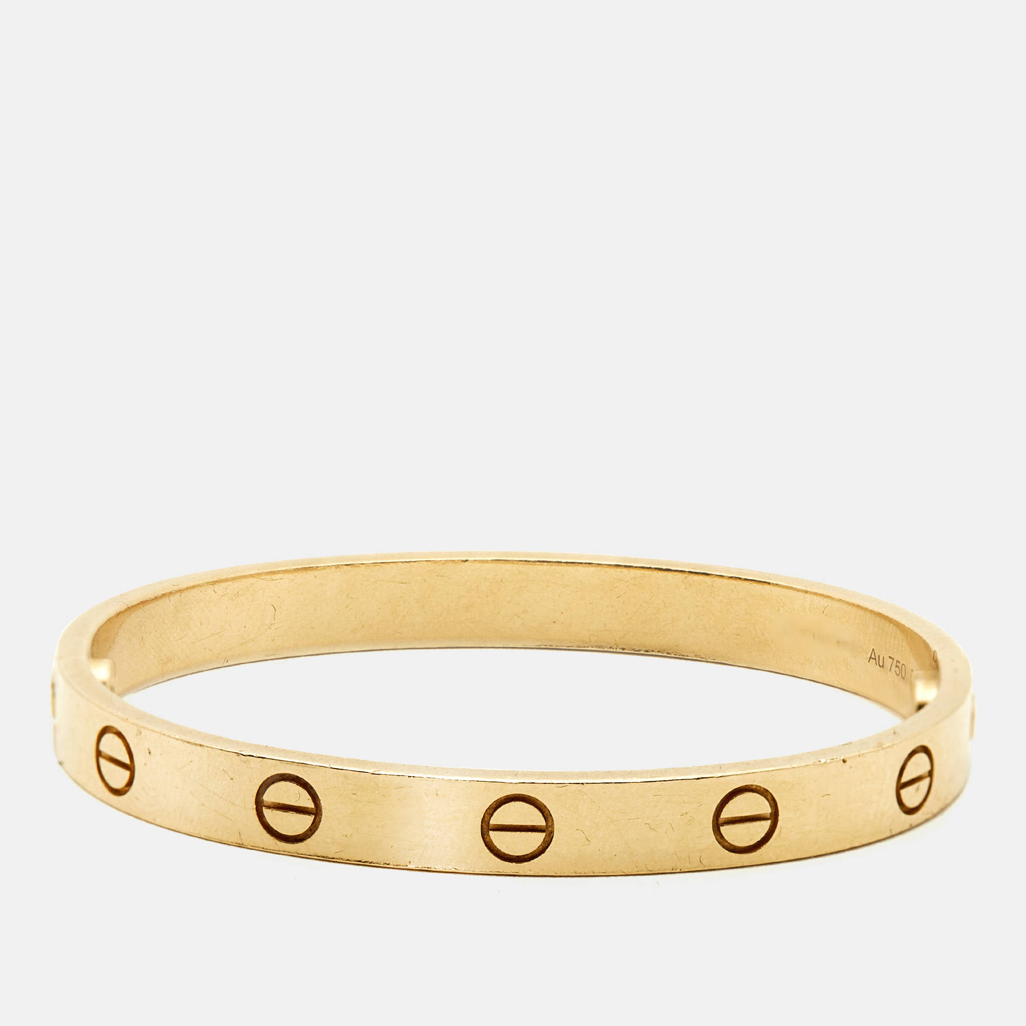 

Cartier Love 18k Yellow Gold Classic Model Bracelet 16