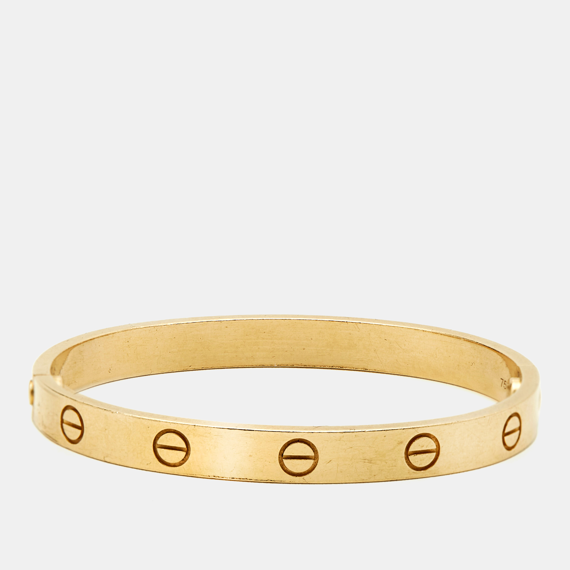 

Cartier Love 18k Yellow Gold Classic Bracelet 16
