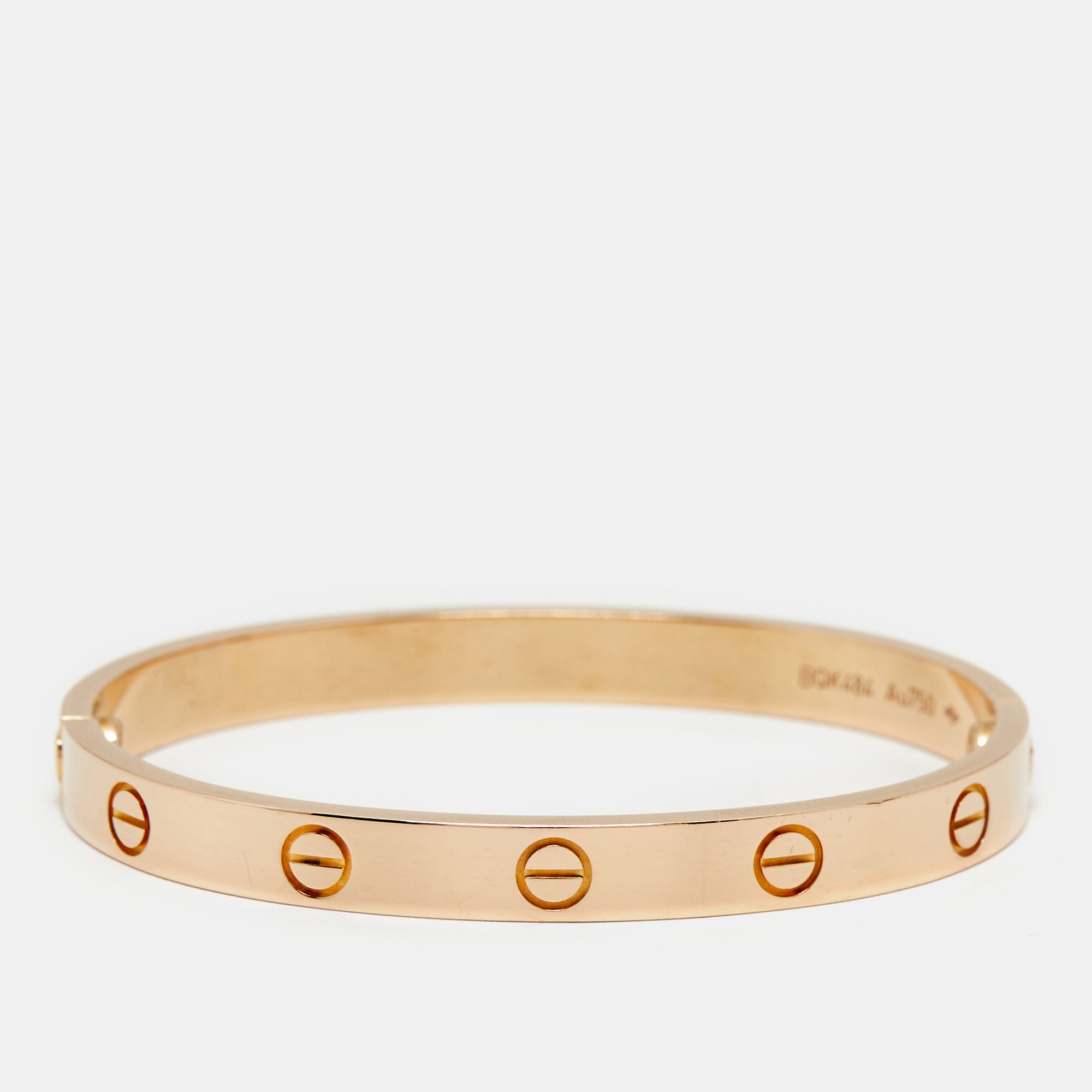 

Cartier Love 18k Rose Gold Classic Model Bracelet 16