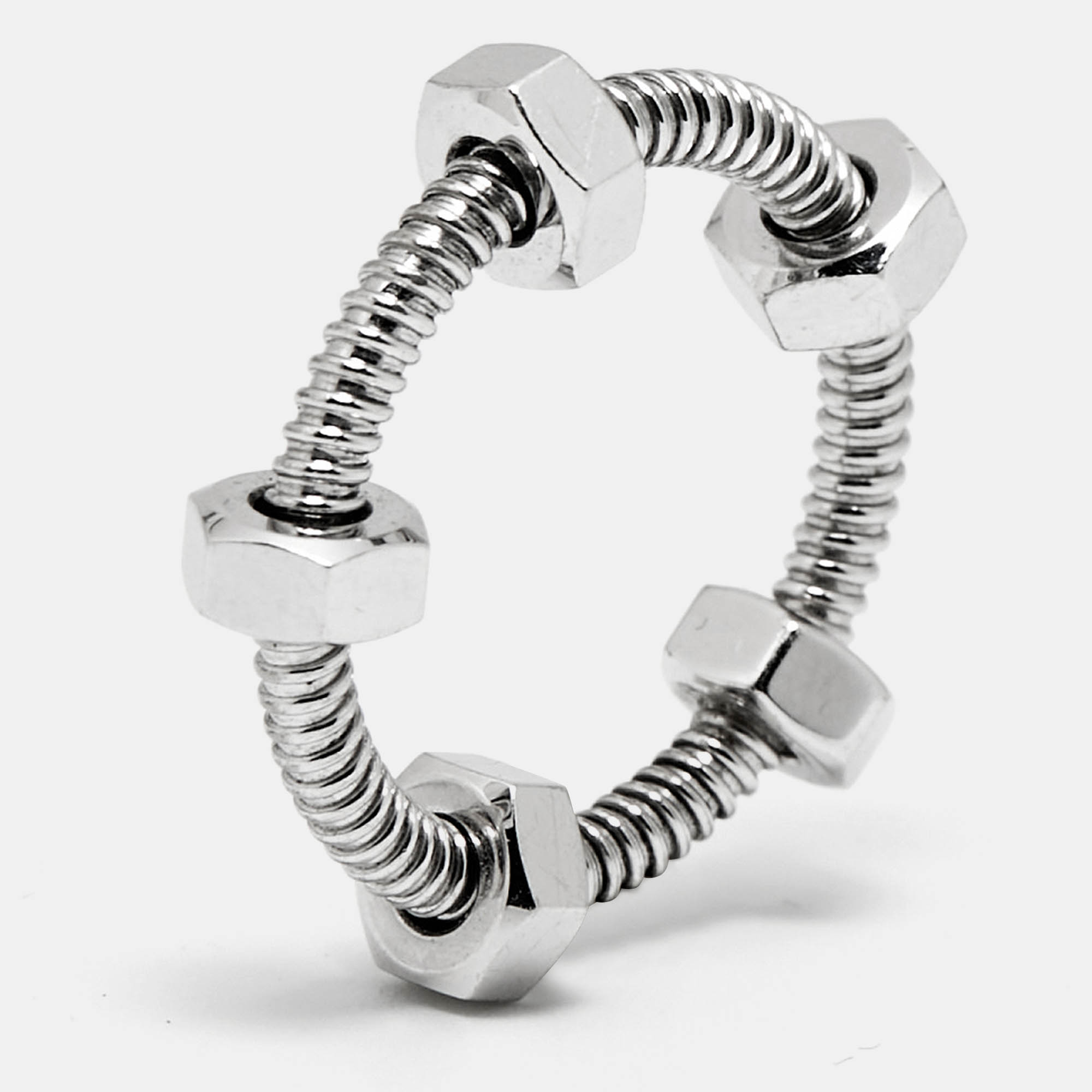 

Cartier Ecrou De Cartier 18k White Gold Ring Size