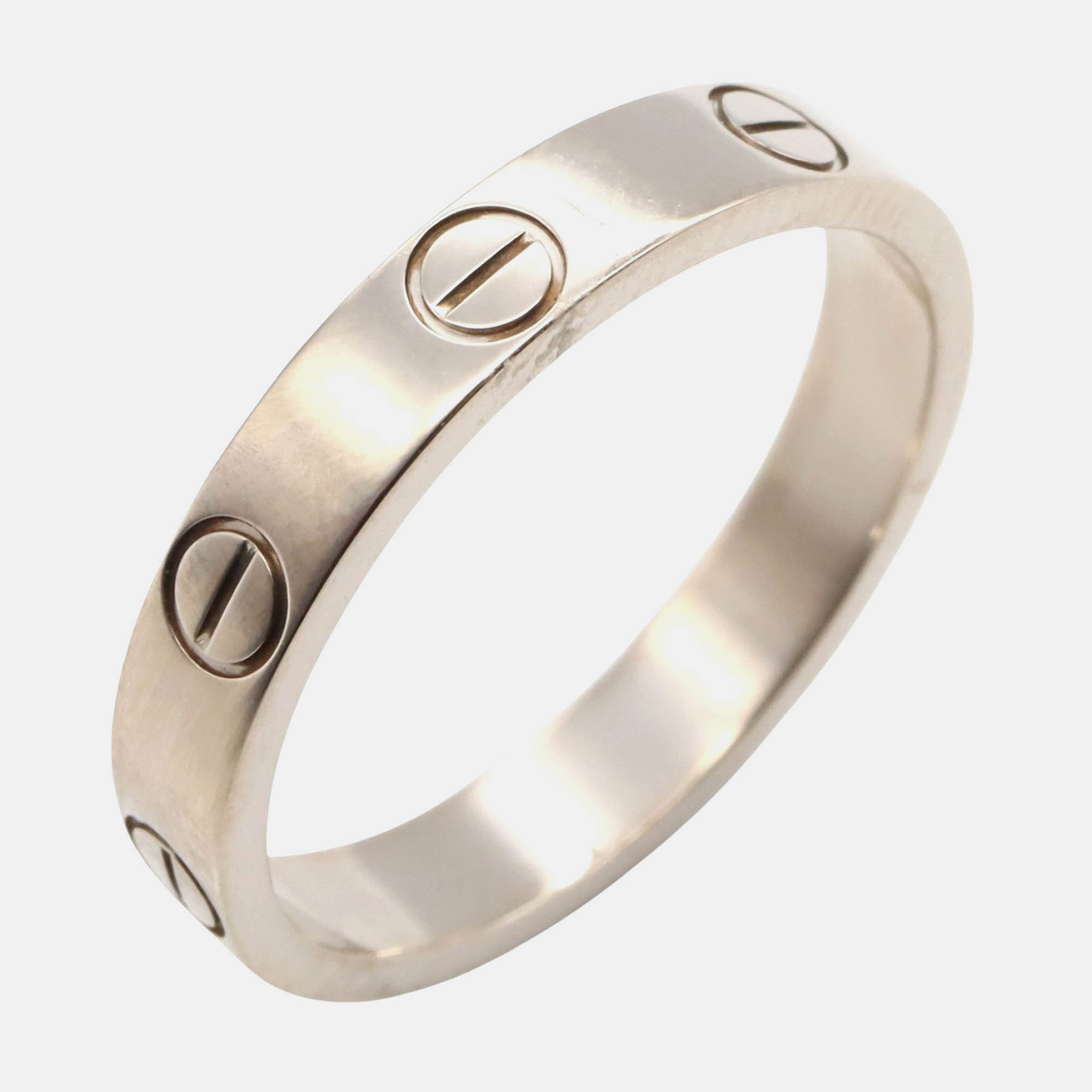 

Cartier Love 18K White Gold Band Ring EU