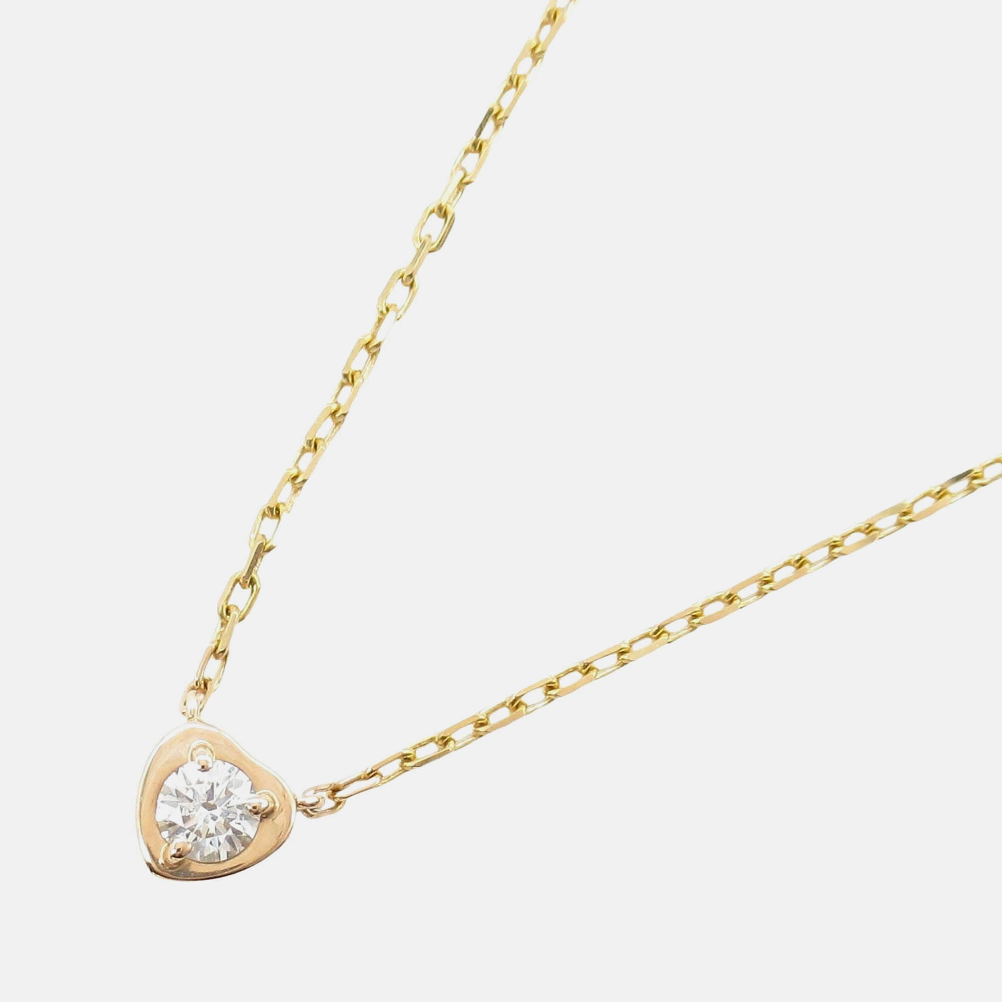 

Cartier D'amour 18K Rose Gold Diamond Necklace