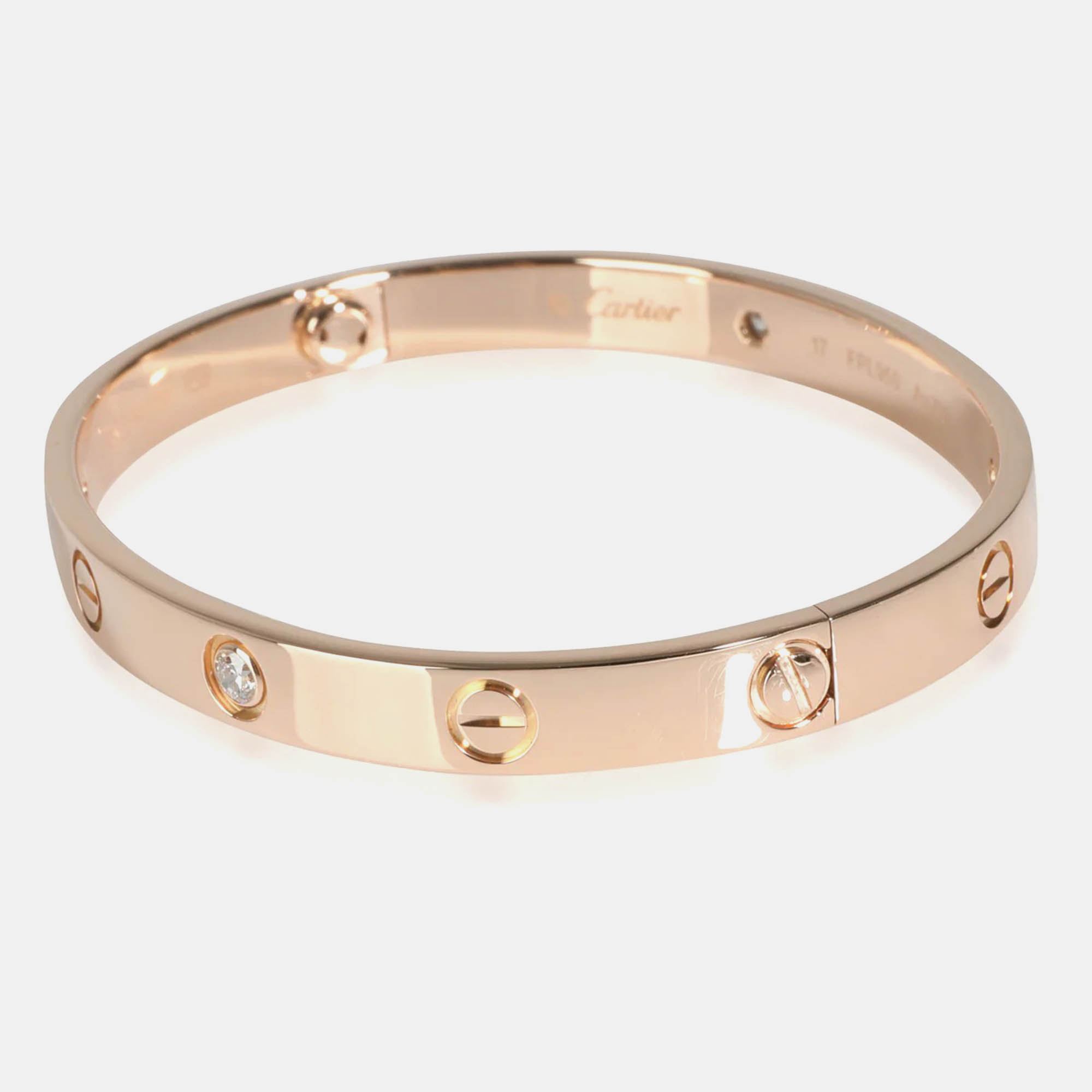 

Cartier Love 18K Rose Gold Diamond Bracelet