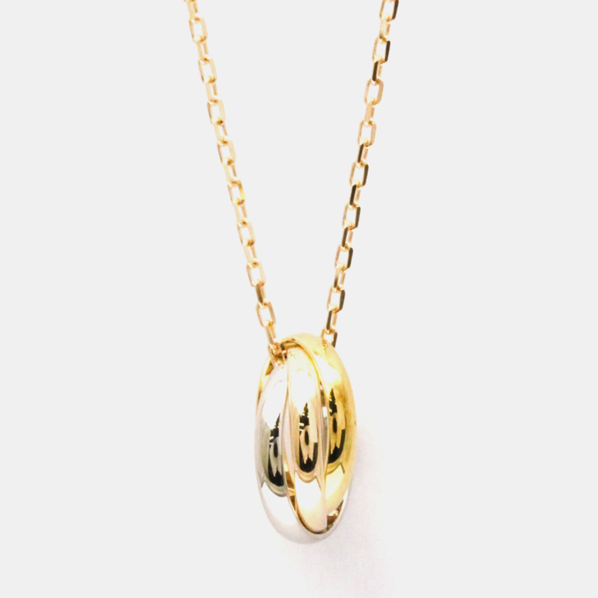 

Cartier Trinity 18K Yellow, Rose, White Gold Necklace