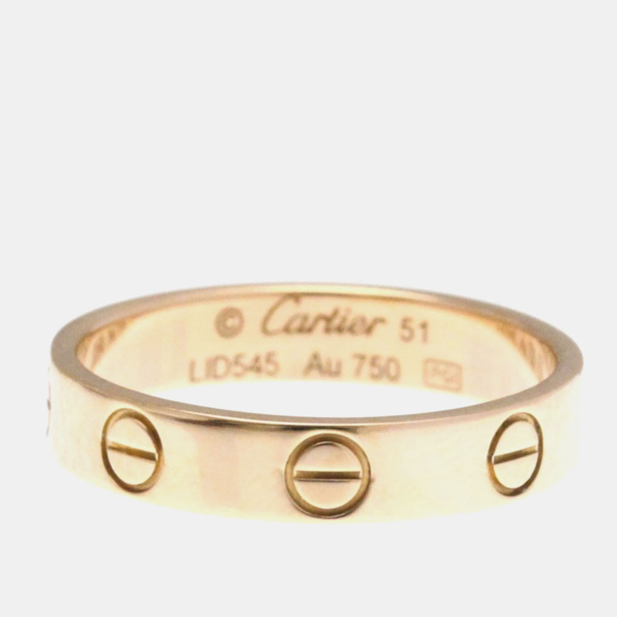 

Cartier Love 18K Rose Gold Ring EU