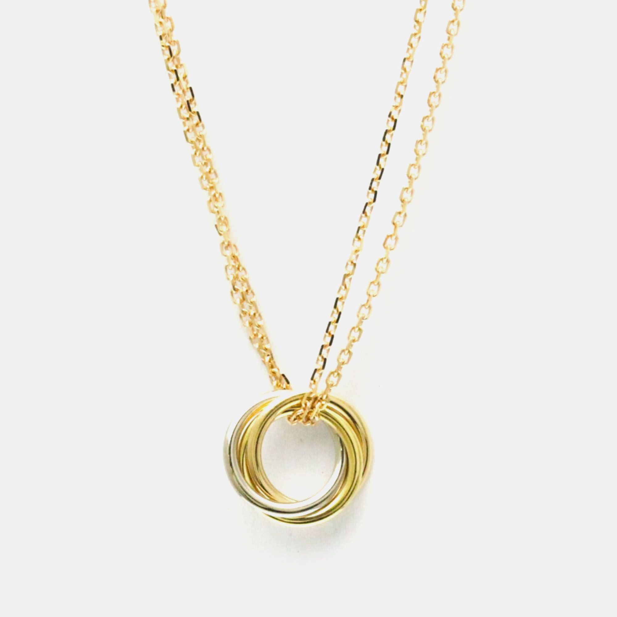 

Cartier Sweet Trinity 18K Yellow, Rose, White Gold Necklace