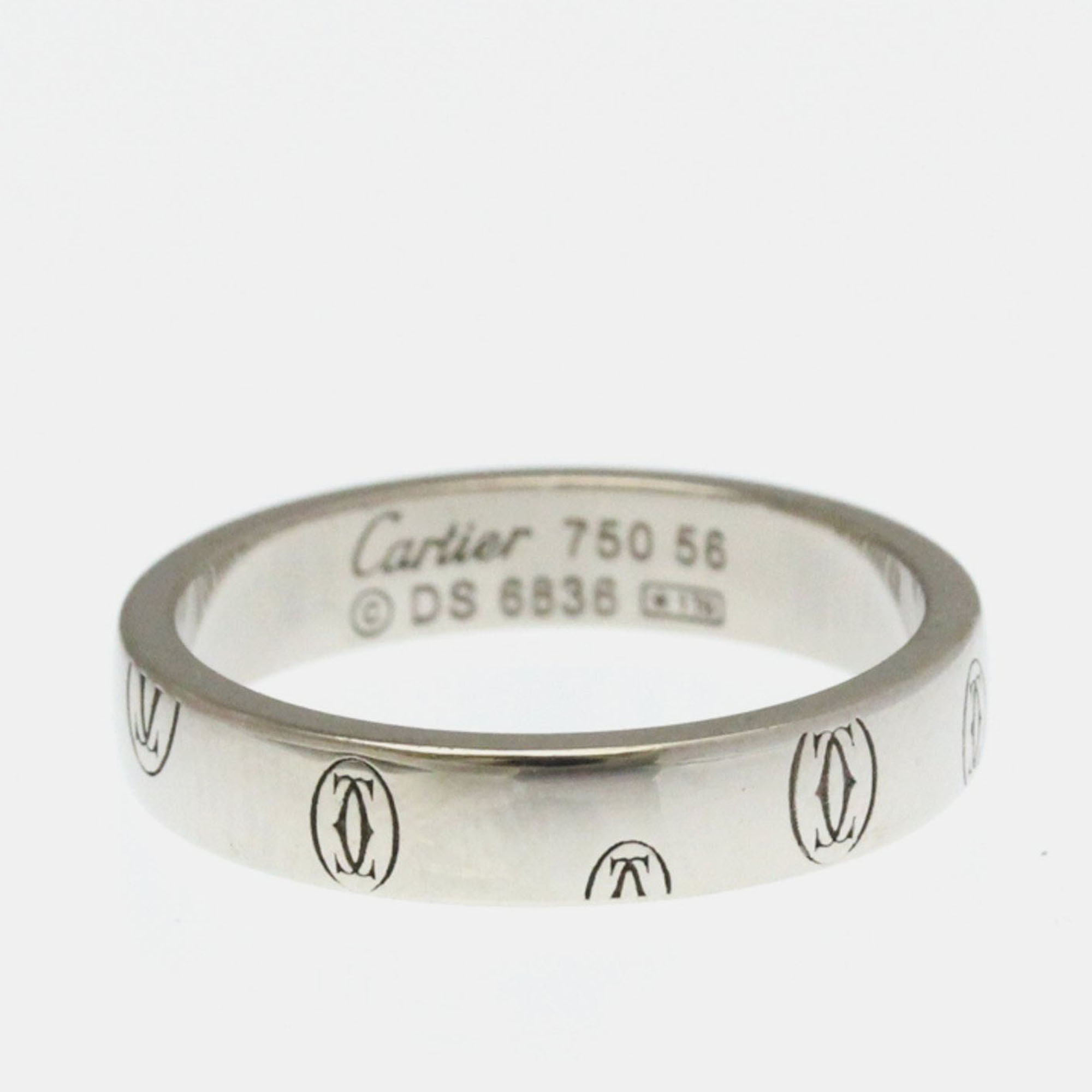 

Cartier Happy Birthday 18K White Gold Band Ring EU