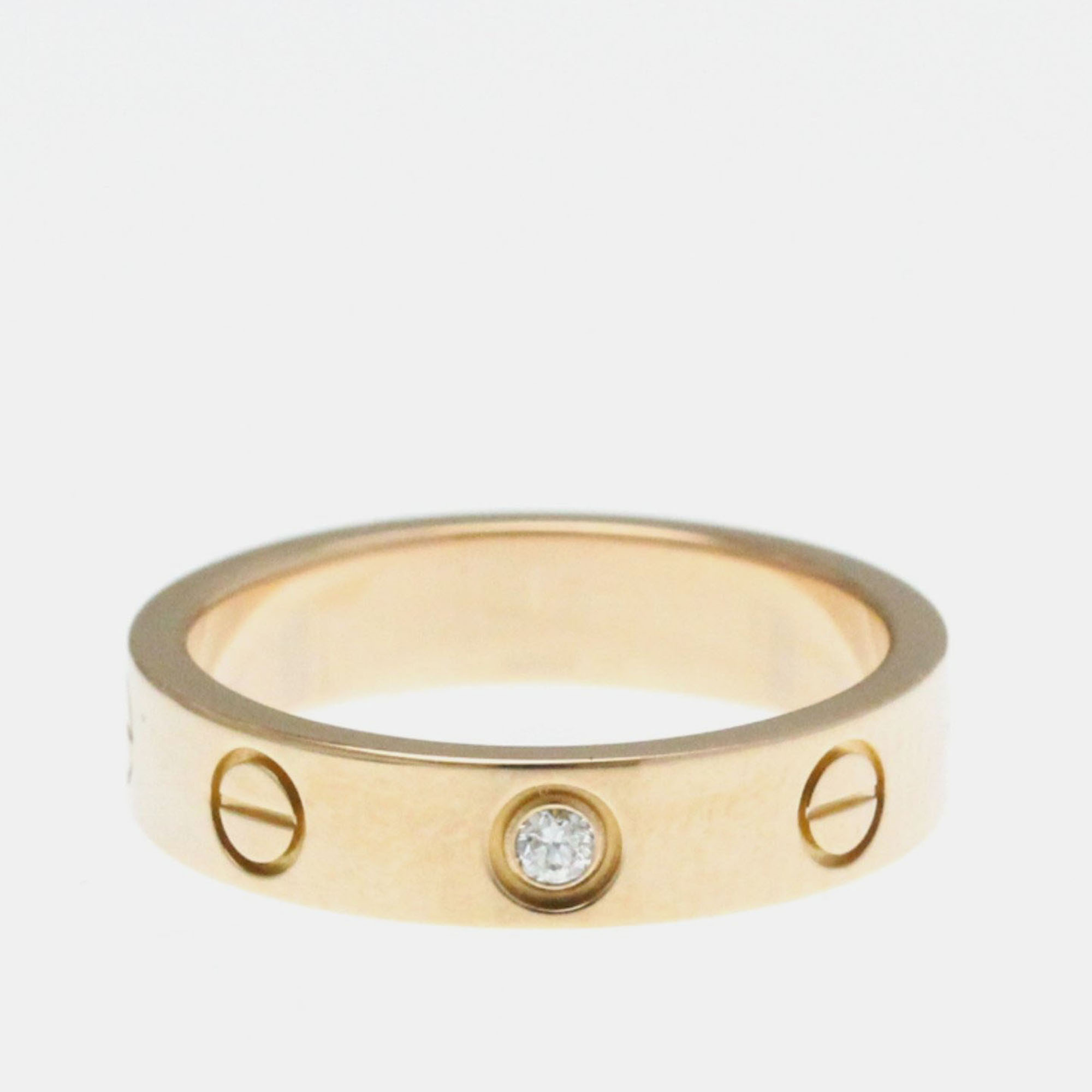 

Cartier Love 18K Rose Gold and Diamond Band Ring EU