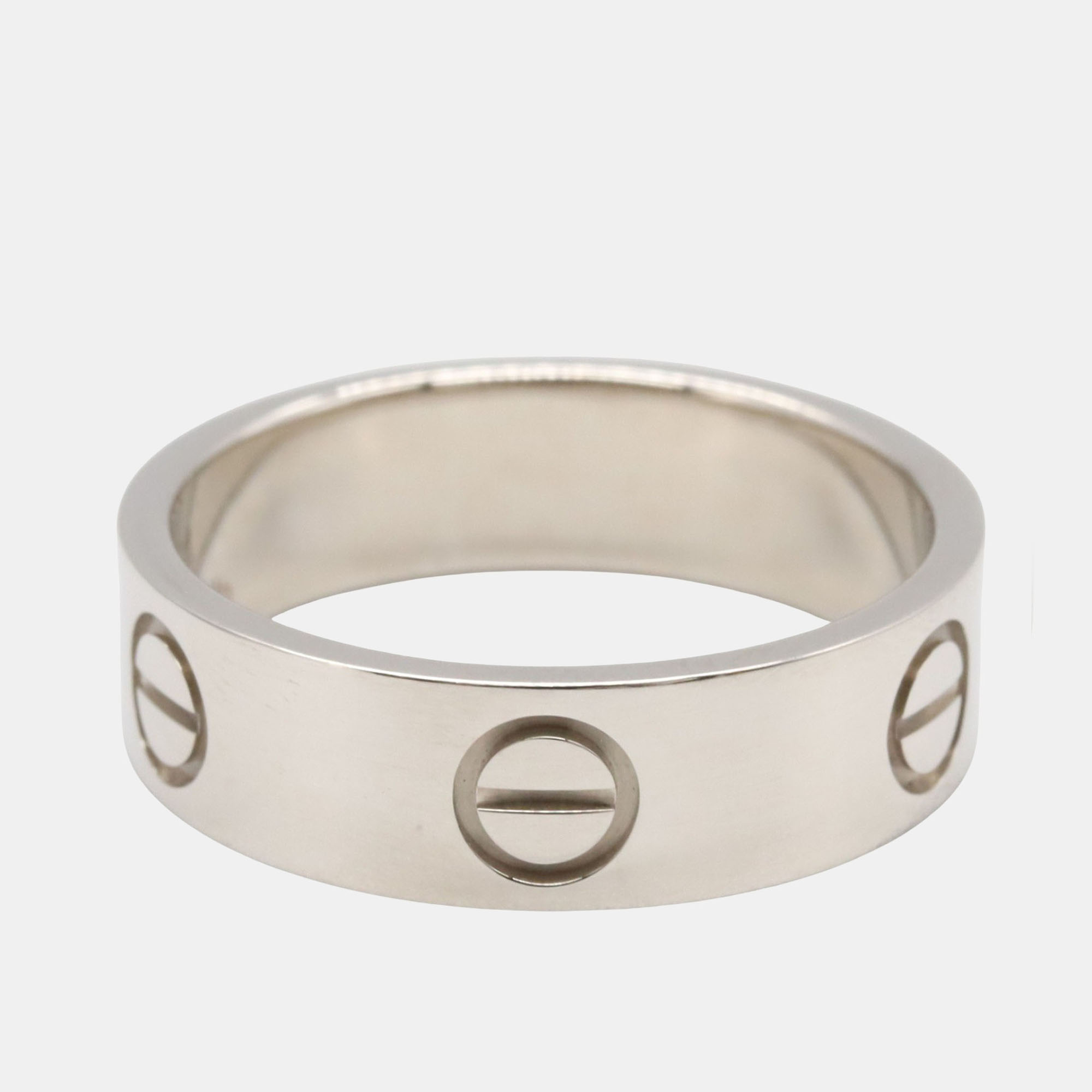 

Cartier Love 18K White Gold Band Ring EU