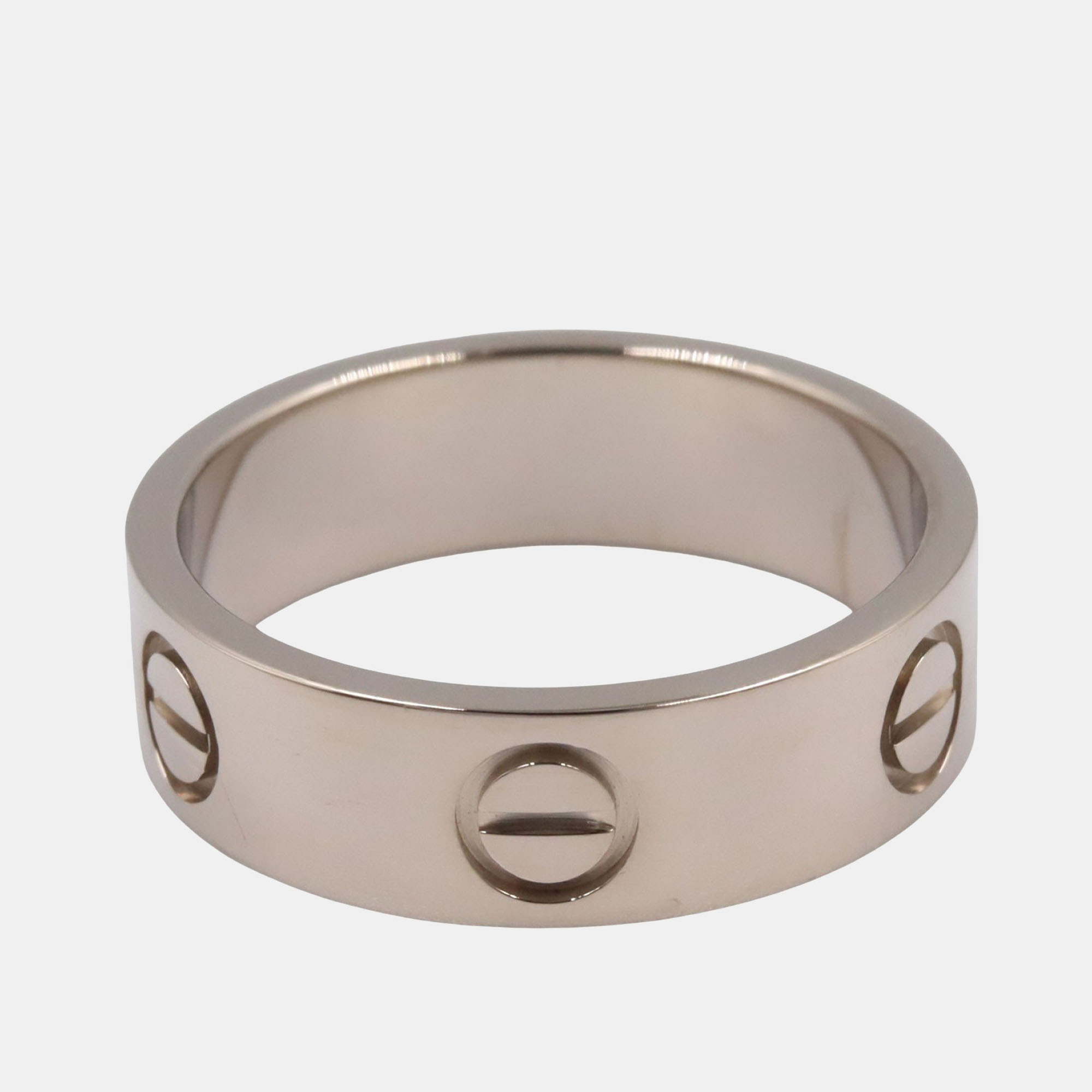 

Cartier Love 18K White Gold Band Ring EU