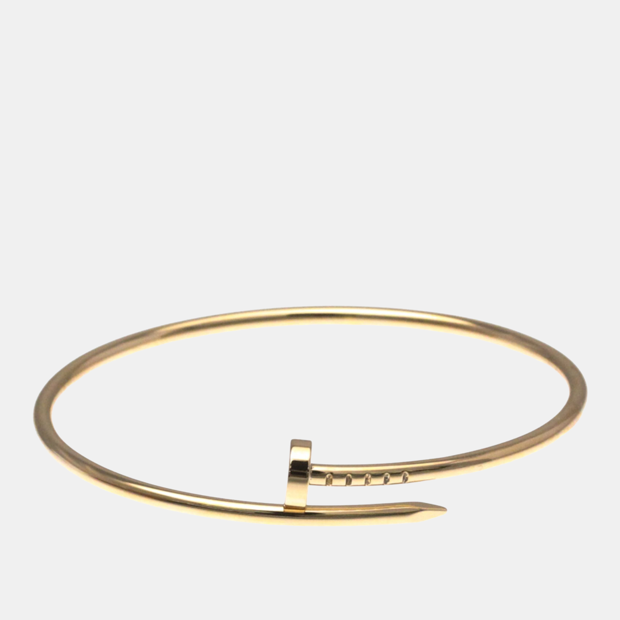 Pre-owned Cartier Juste Un Clou18k Rose Gold Bracelet
