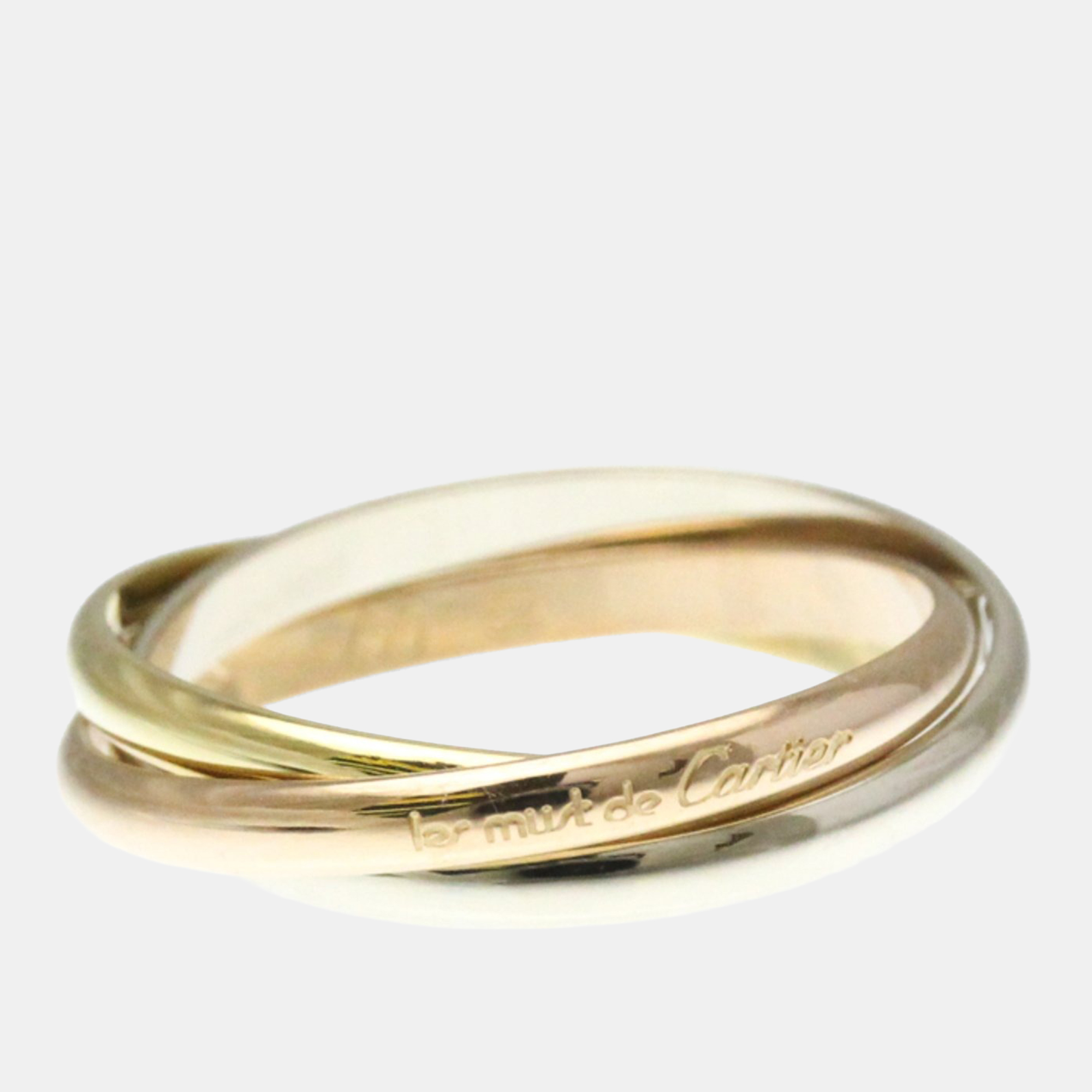 

Cartier Trinity 18K Yellow, Rose, White Gold Band Ring EU