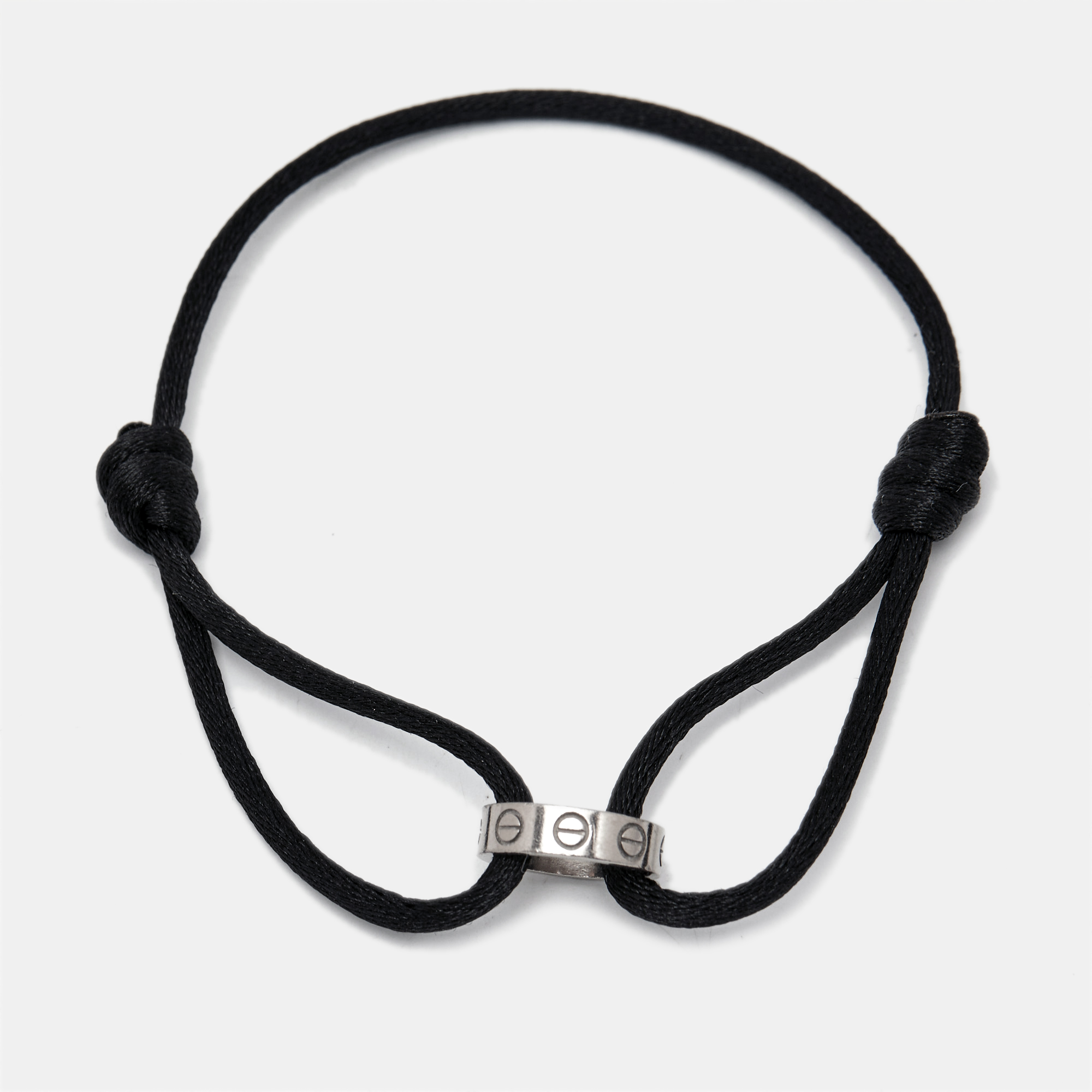 

Cartier Love 18k White Gold Cord Bracelet