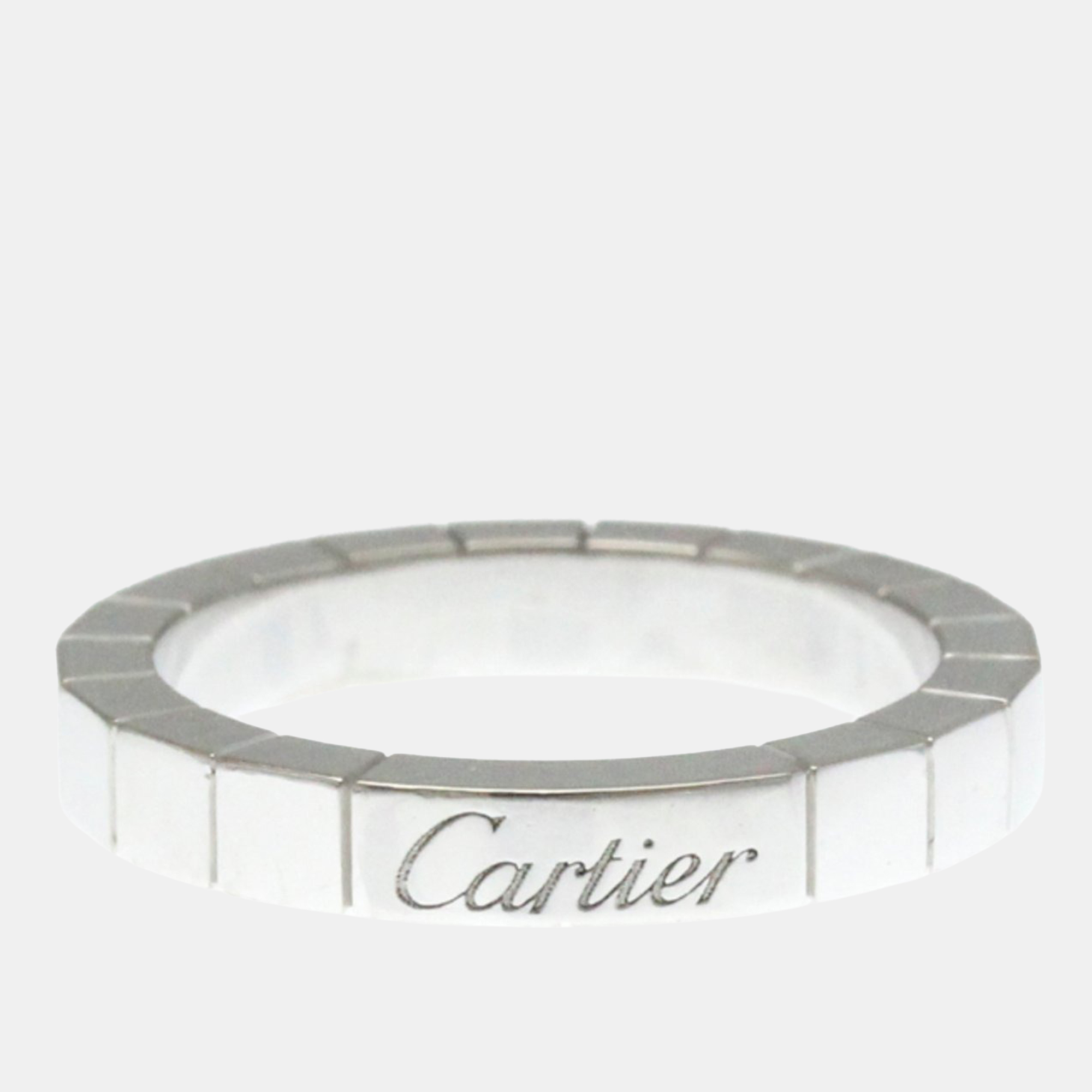 

Cartier Lanieres 18K White Gold Band Ring EU