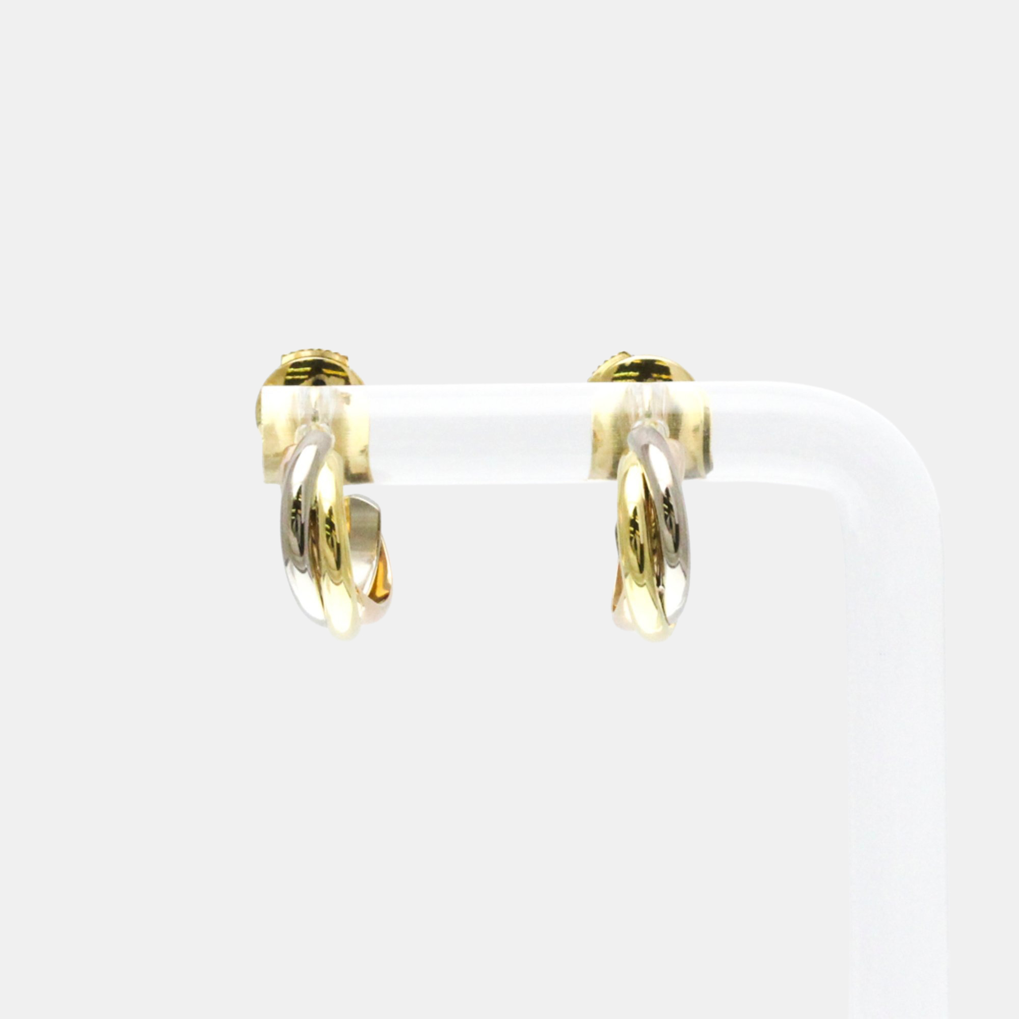 

Cartier Trinity18K Yellow, Rose, White Gold Earrings
