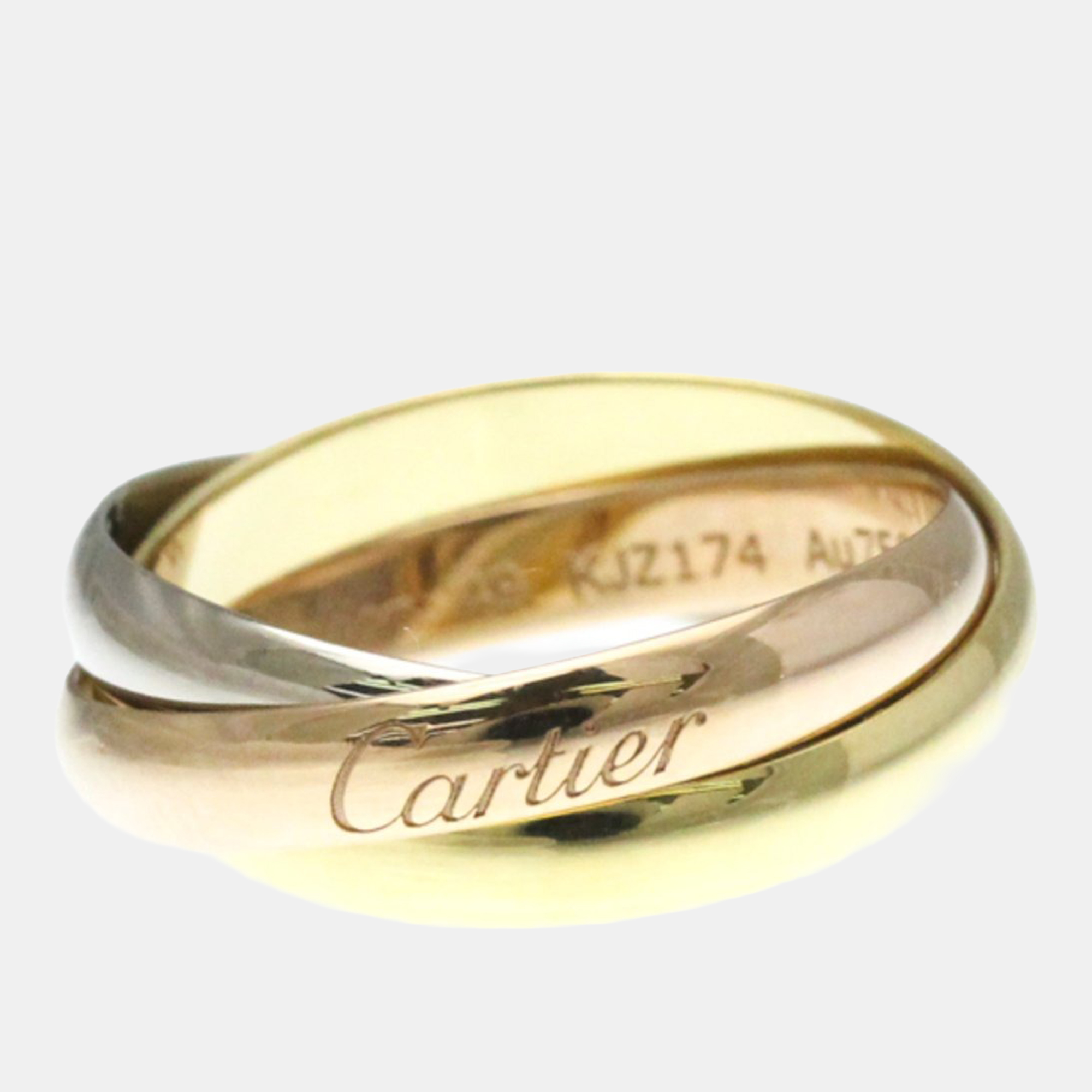 

Cartier Trinity 18K Yellow, Rose, White Gold Ring EU