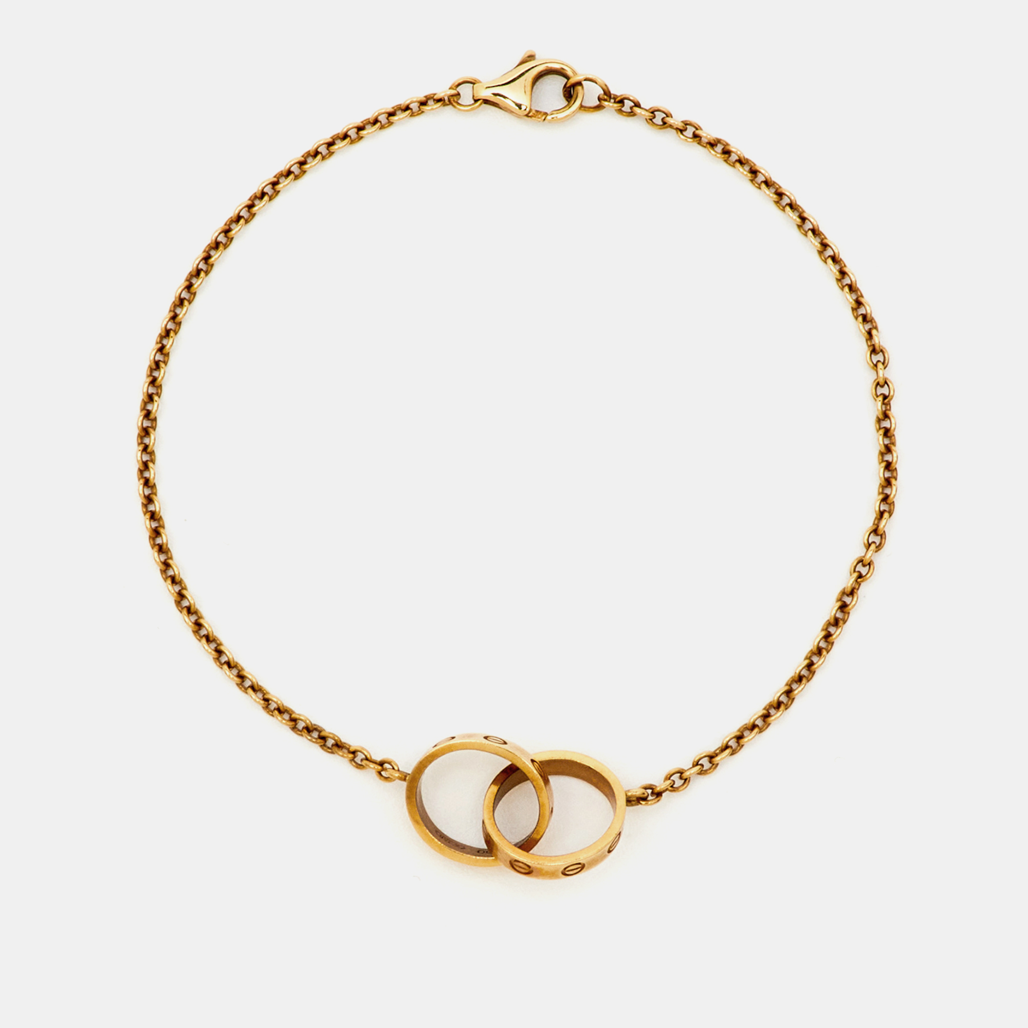 

Cartier Love Interlocking Loops 18k Yellow Gold Bracelet