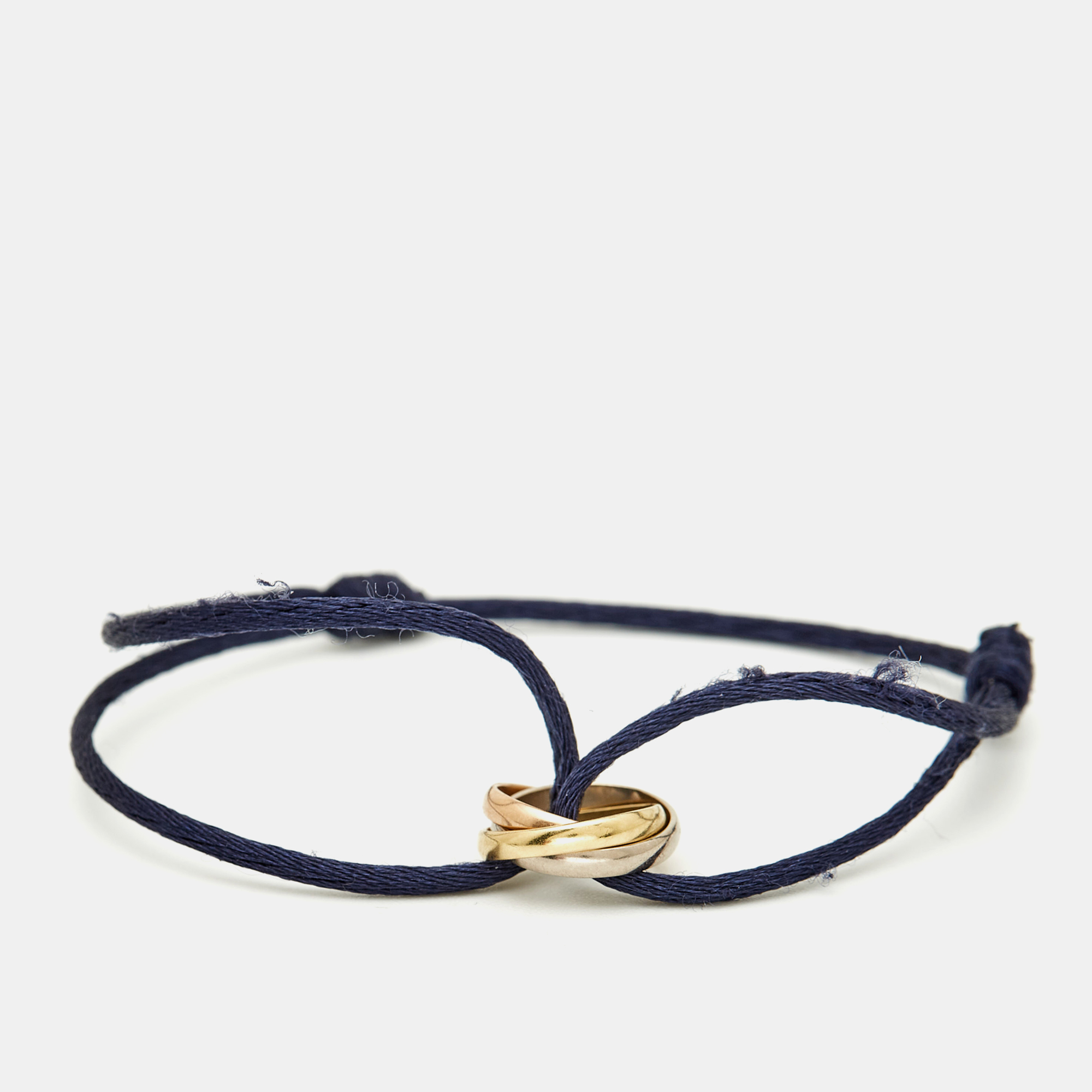 

Cartier Trinity 18k Three Tone Gold Cord Bracelet