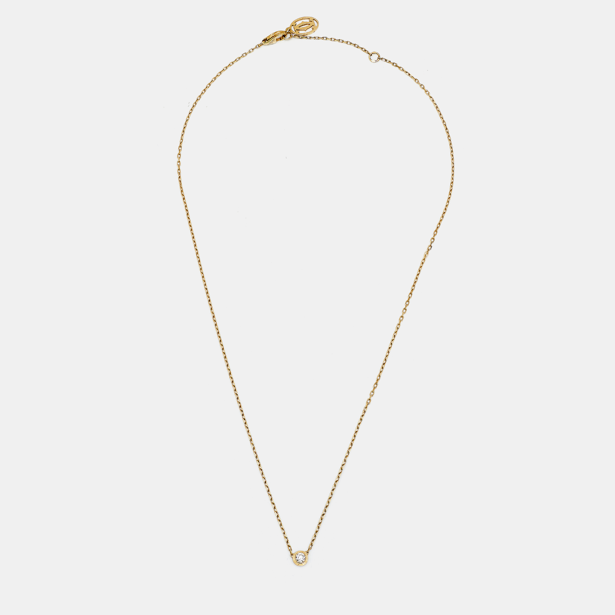 

Cartier d'Amour Diamond 18k Yellow Gold Small Model Necklace