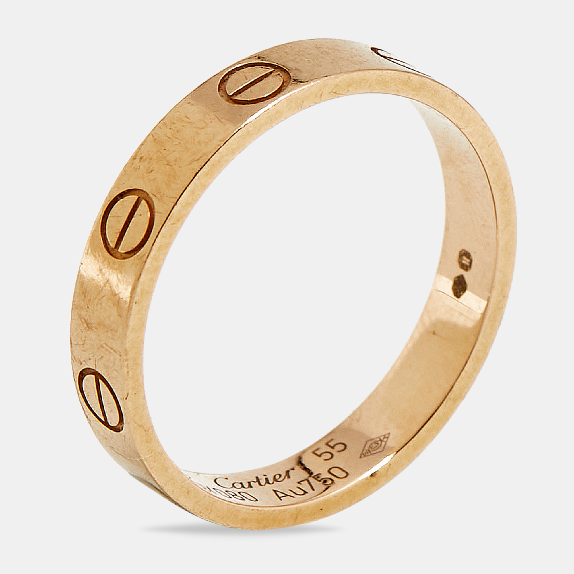 

Cartier Love 18k Rose Gold Small Model Ring Size