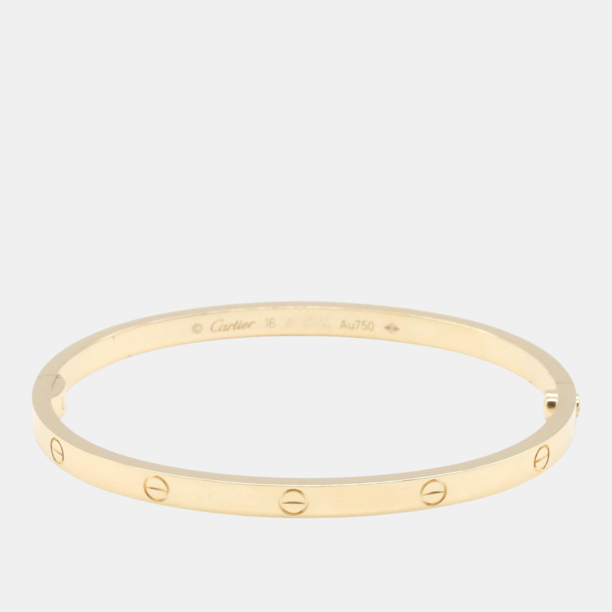 

Cartier 18K Yellow Gold Small Love Bracelet