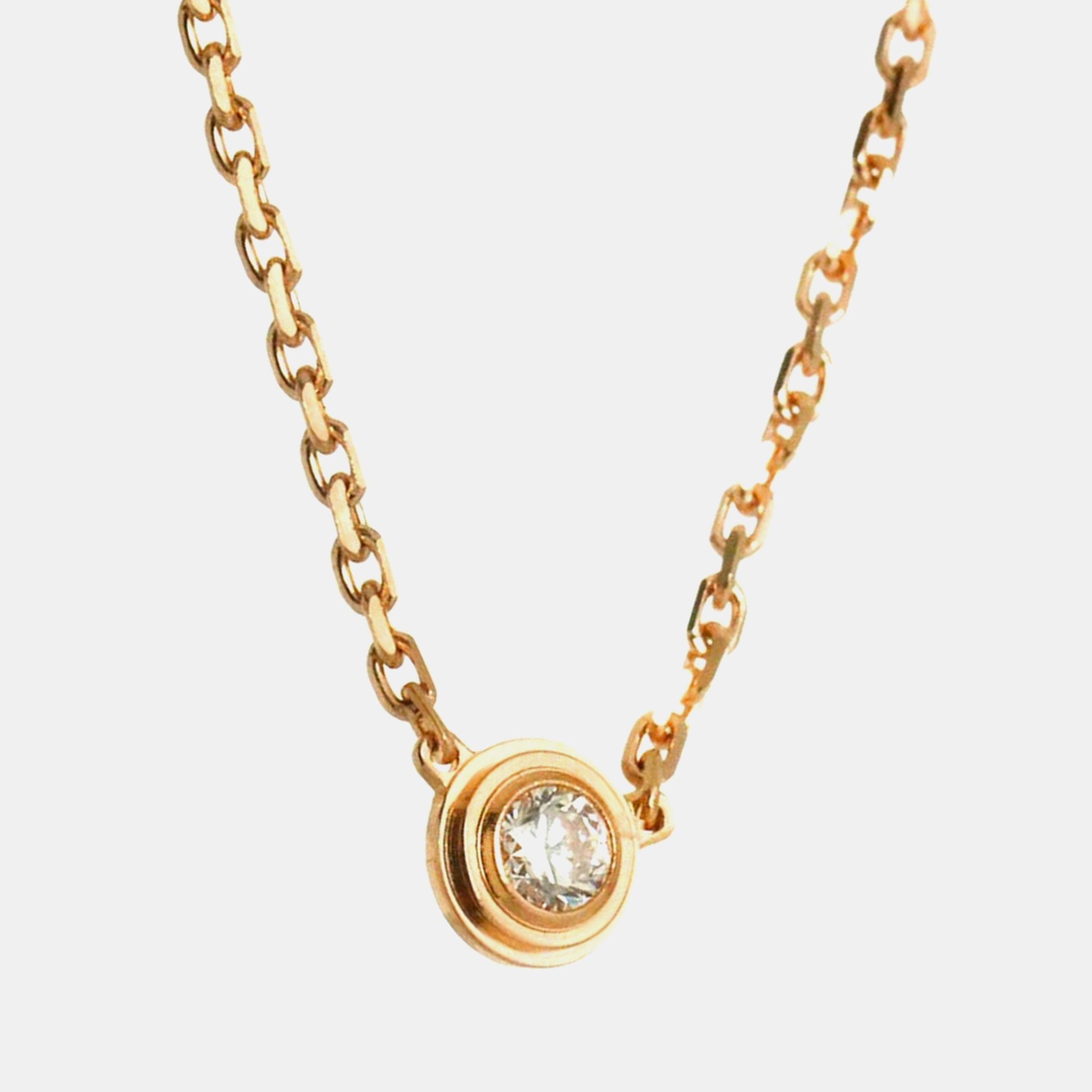 

Cartier d'Amour  18K Pink Gold Diamond Necklace