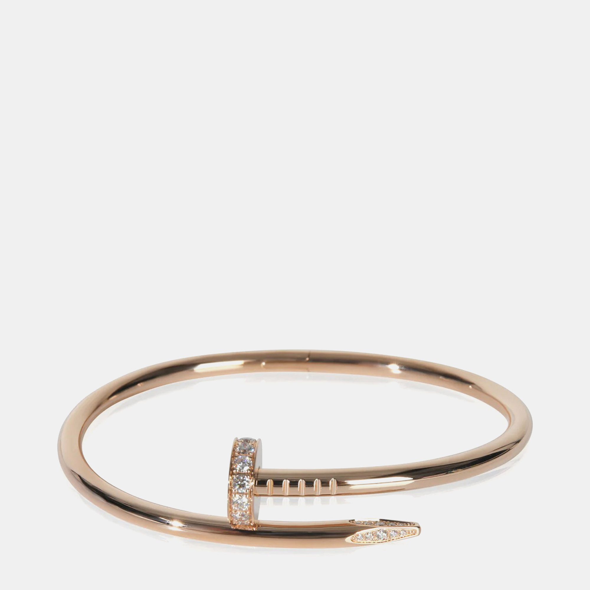 

Cartier Juste Un Clou 18K Rose Gold and Diamond Bracelet