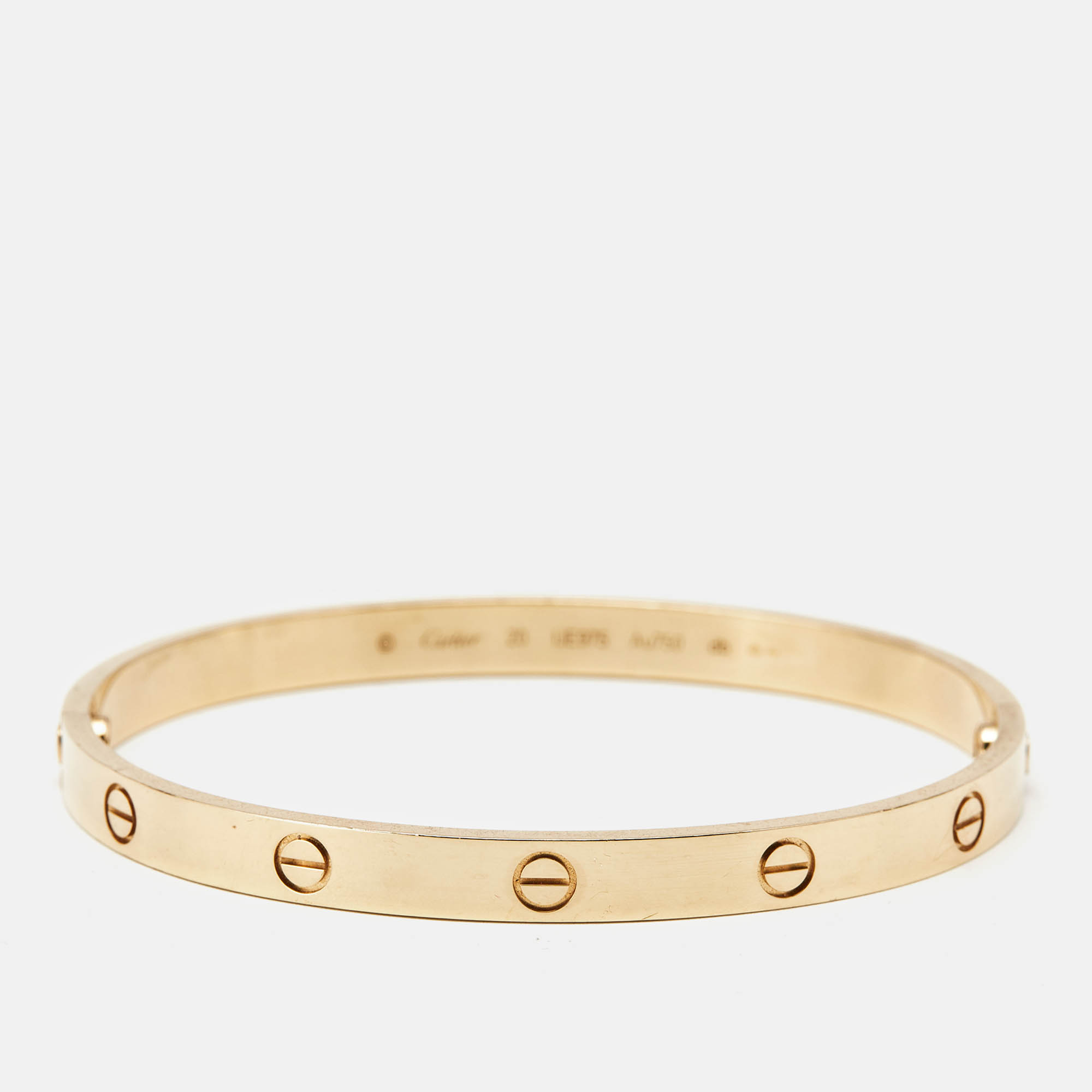 

Cartier Love 18K Yellow Gold Classic Model Bracelet 20