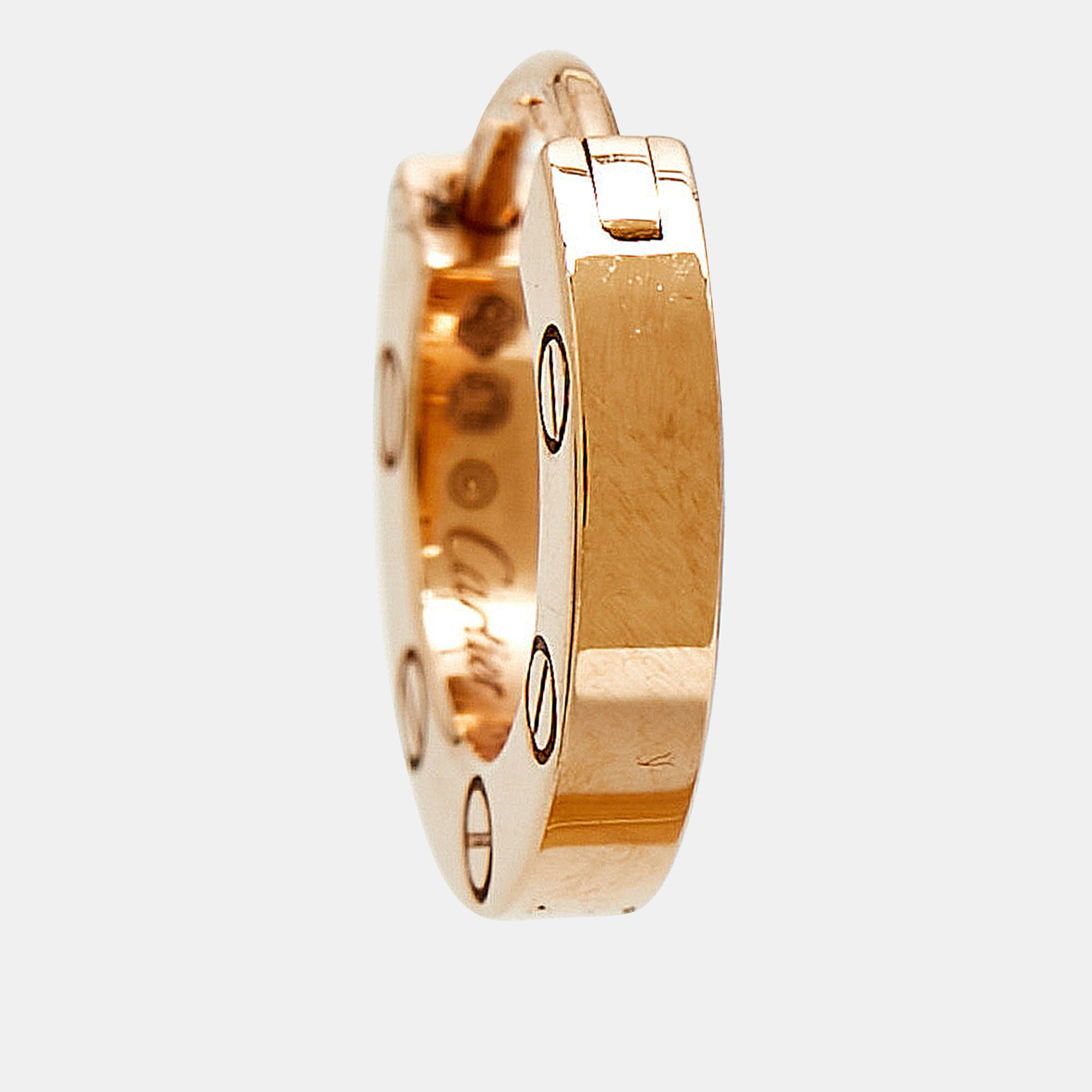 

Cartier Love 18k Rose Gold Single Earring