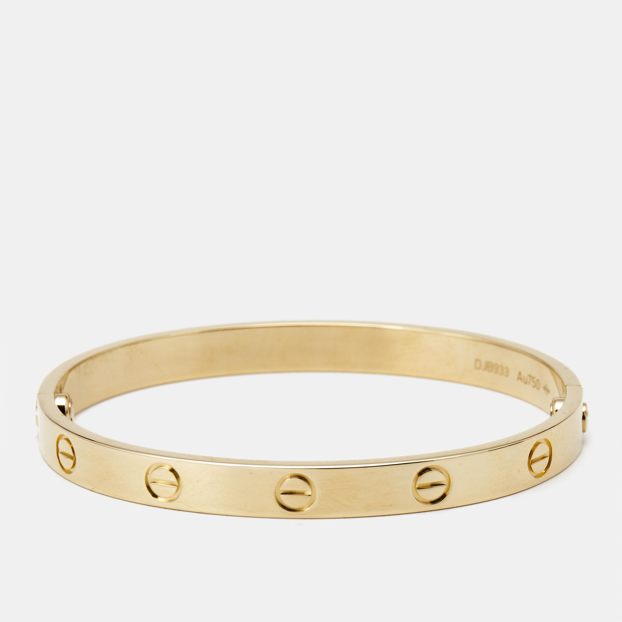 

Cartier Love 18k Yellow Gold Classic Model Bracelet 17