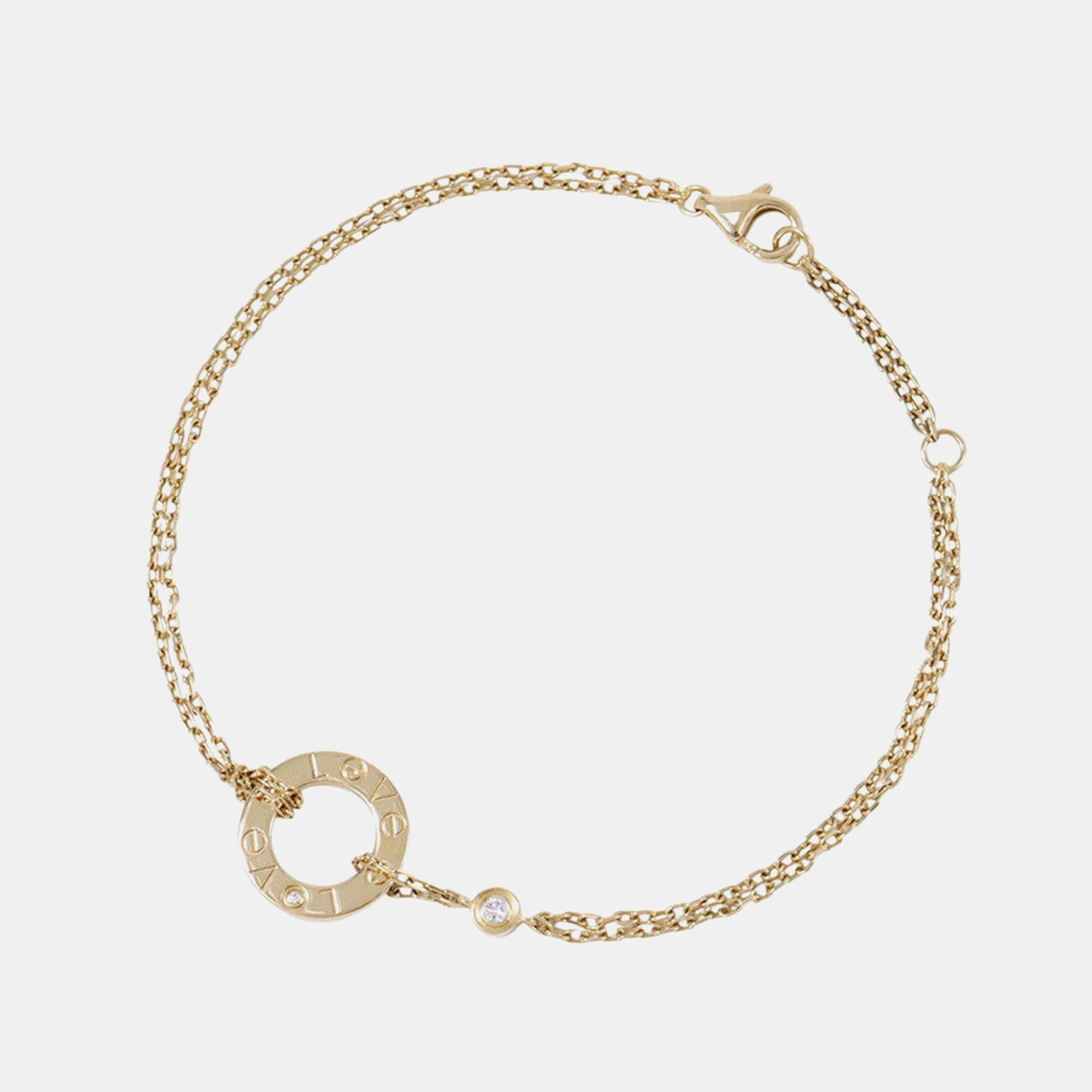

Cartier Love 18K Yellow Gold, Diamond Bracelets