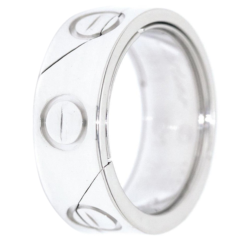 Cartier Love White Gold Astro Ring Size 