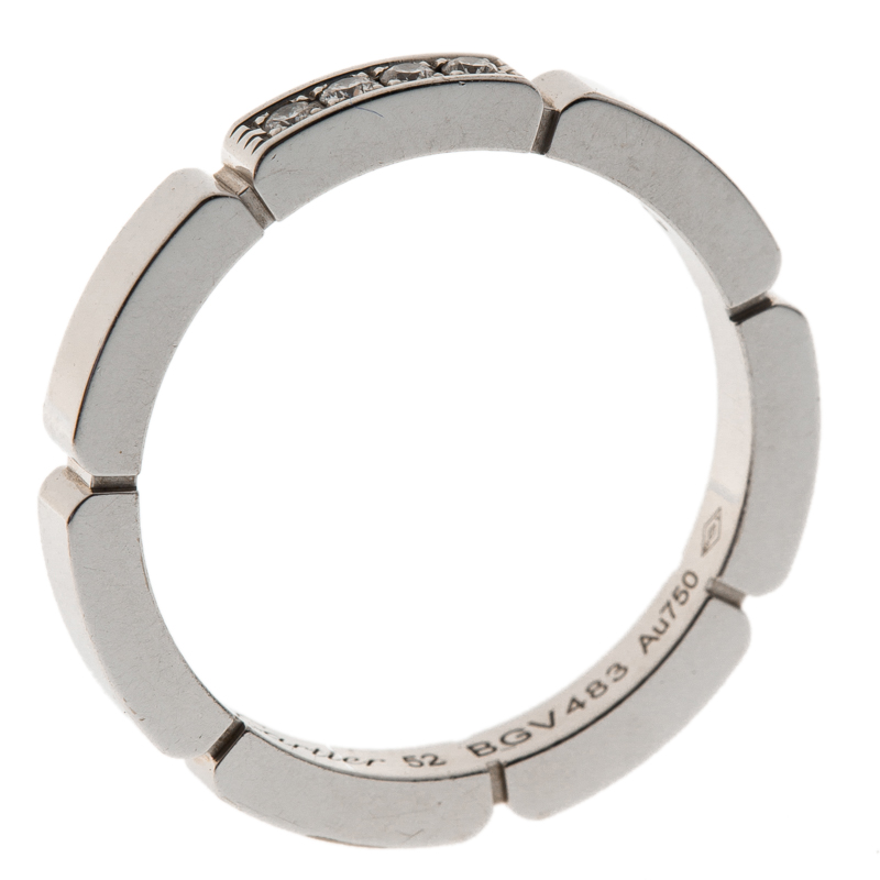 cartier maillon panthere ring white gold