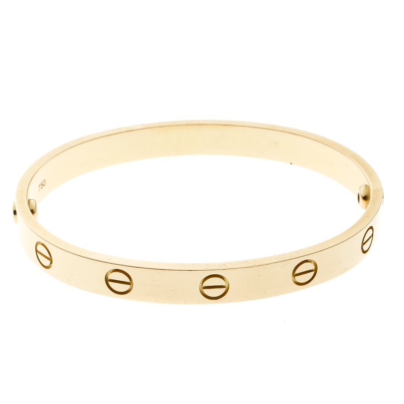 cartier 18k gold bracelet price