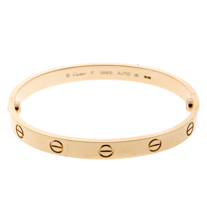 cartier gold bracelet price in uae