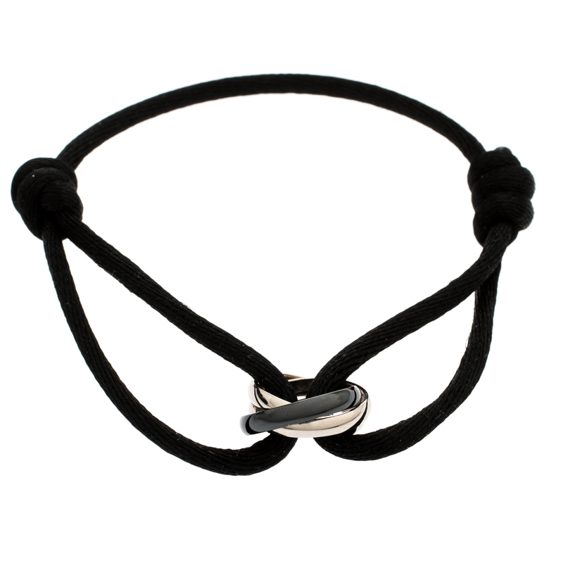 cartier trinity bracelet black