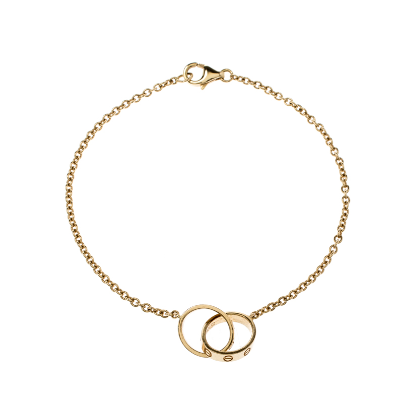 

Cartier Love 2 Hoops 18k Yellow Gold Bracelet