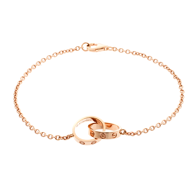 

Cartier Love 2 Hoops 18k Rose Gold Bracelet