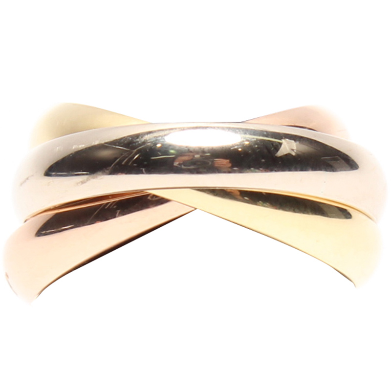 

Cartier Trinity de Cartier 18K 3-Tone Gold Ring Size